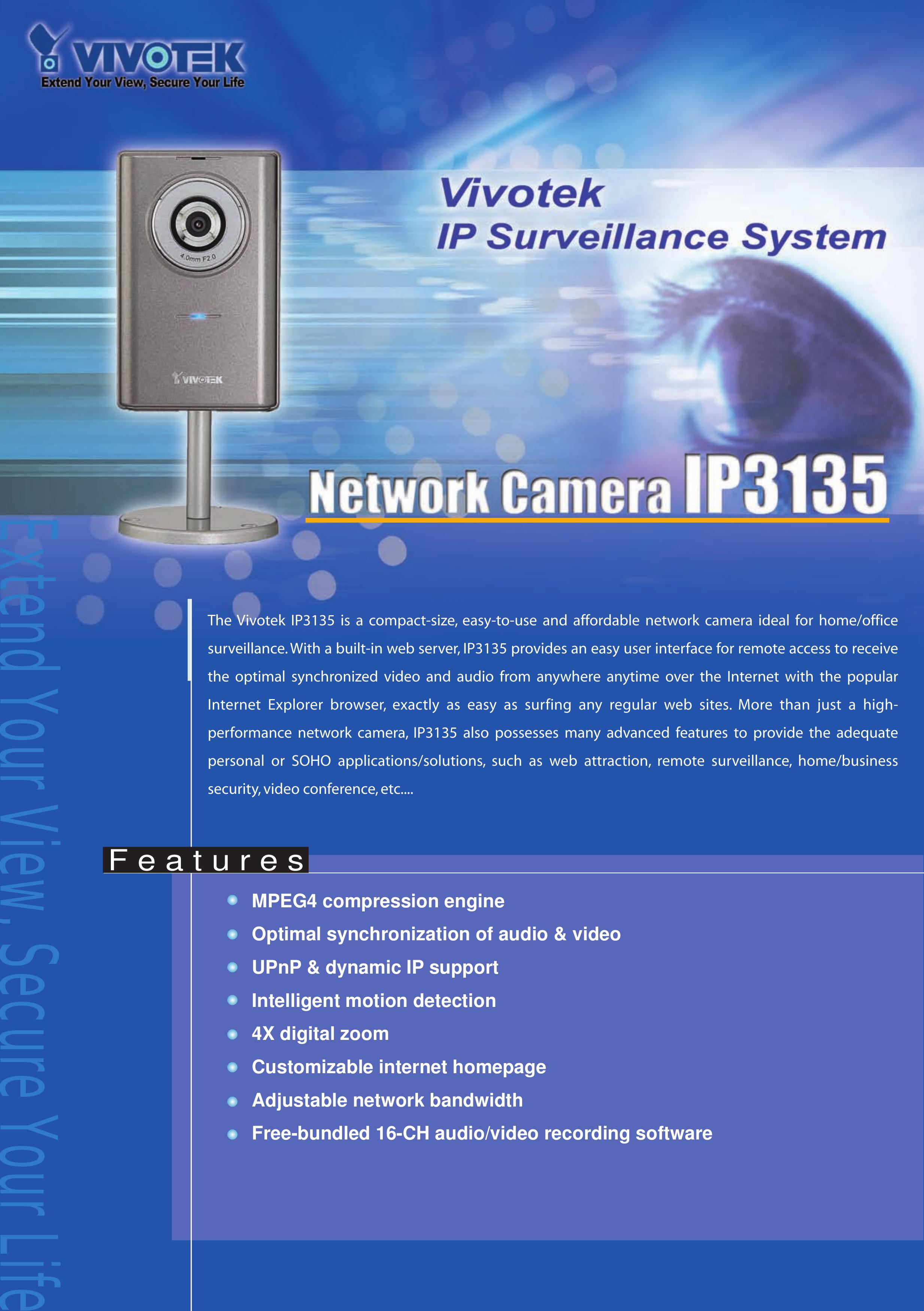 Vivotek IP3135 Digital Camera User Manual