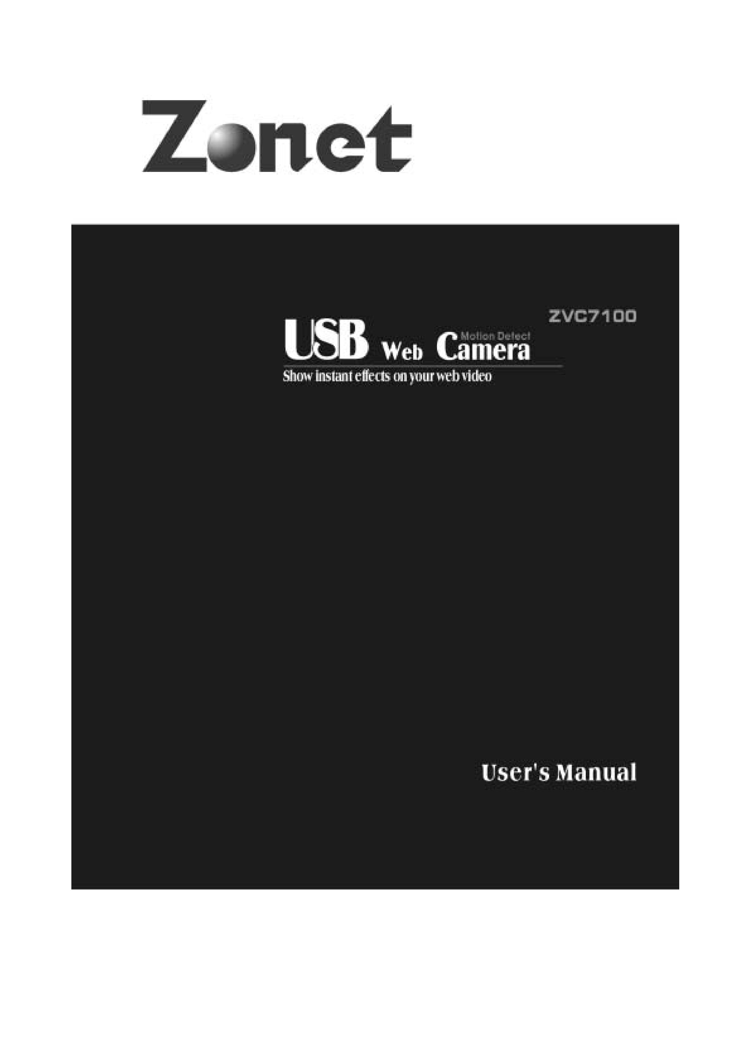 Zonet Technology ZVC7100 Digital Camera User Manual