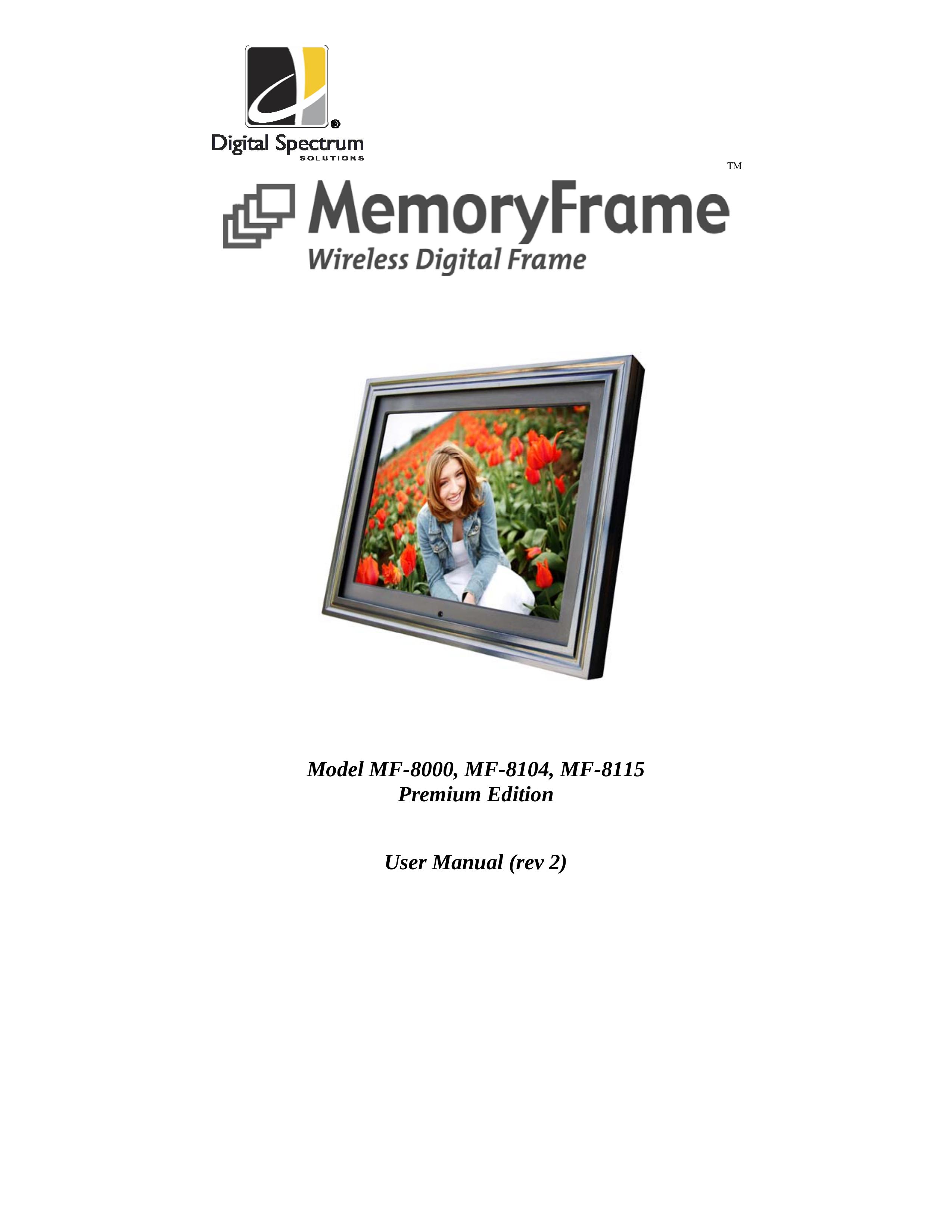 Digital Spectrum MF-8000 Digital Photo Frame User Manual