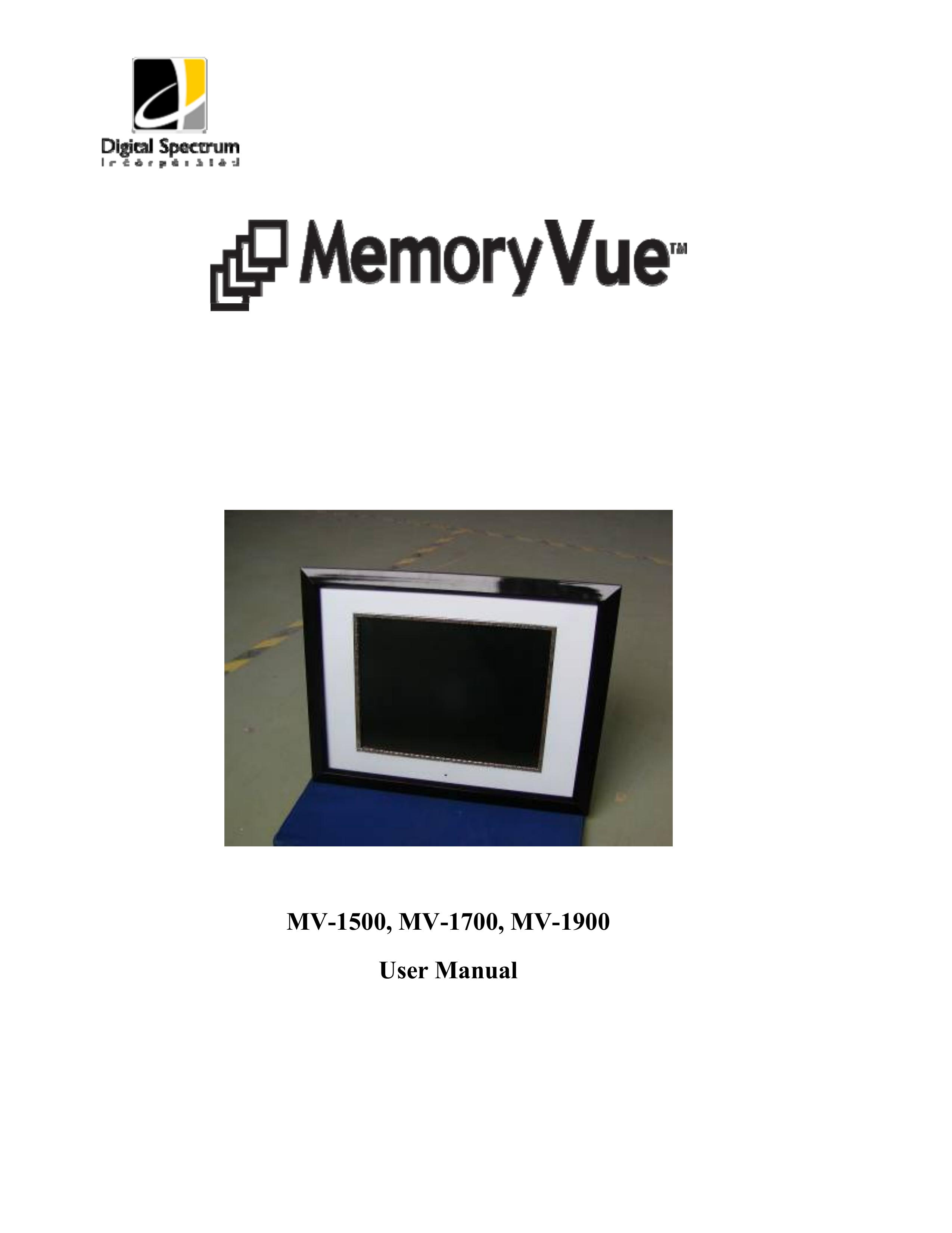 Digital Spectrum MV-1700 Digital Photo Frame User Manual