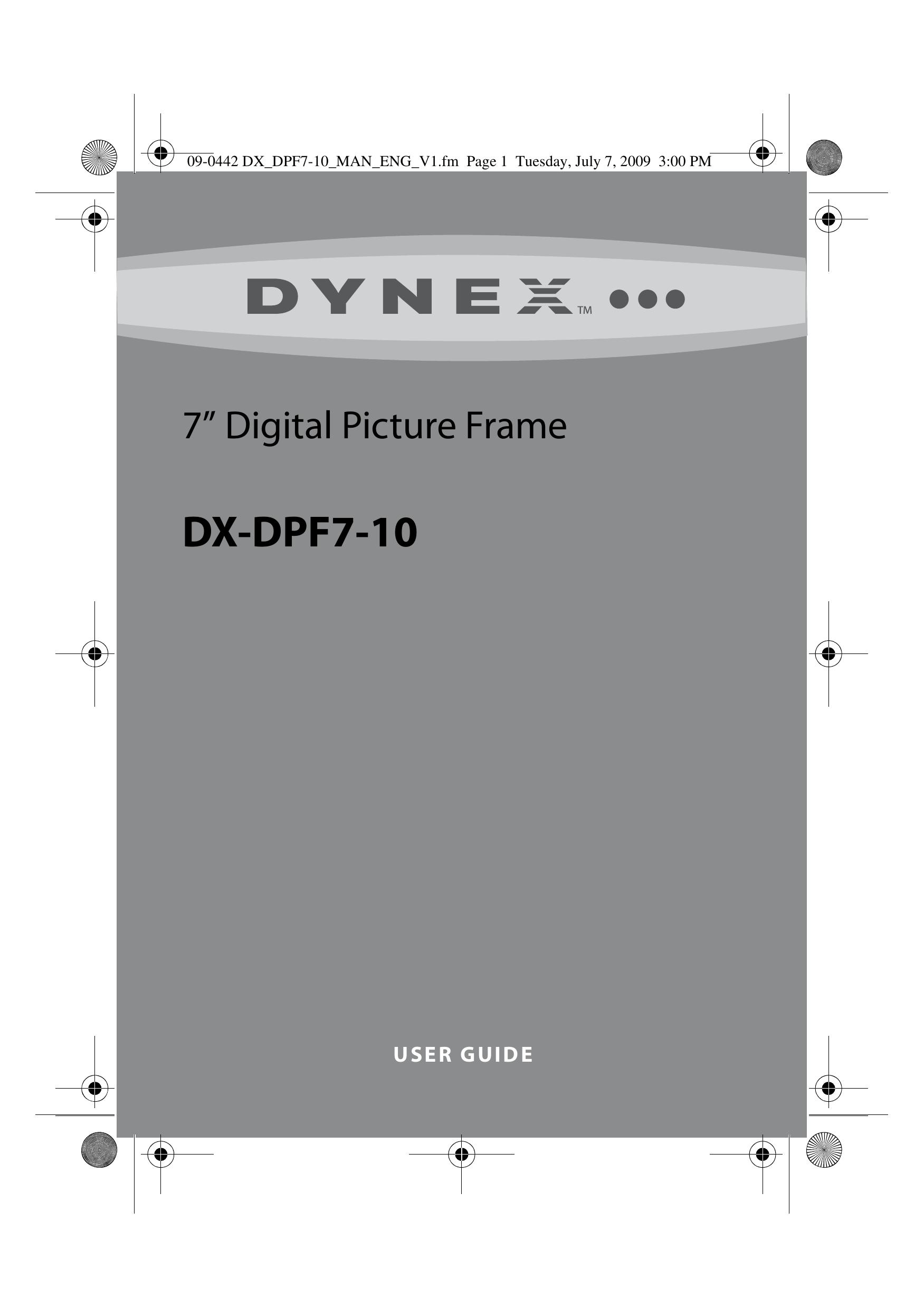 Dynex DX-DPF7-10 Digital Photo Frame User Manual