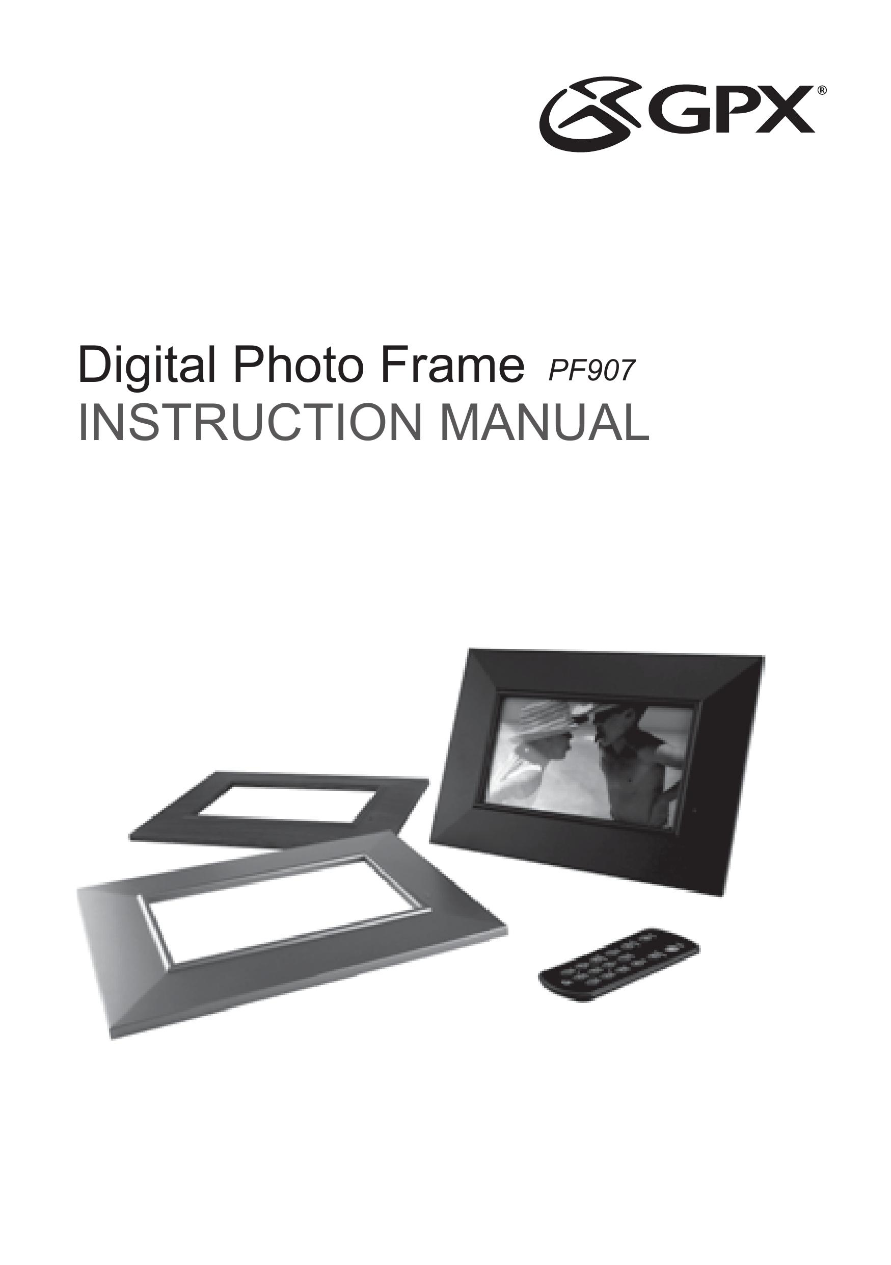 GPX PF907 Digital Photo Frame User Manual