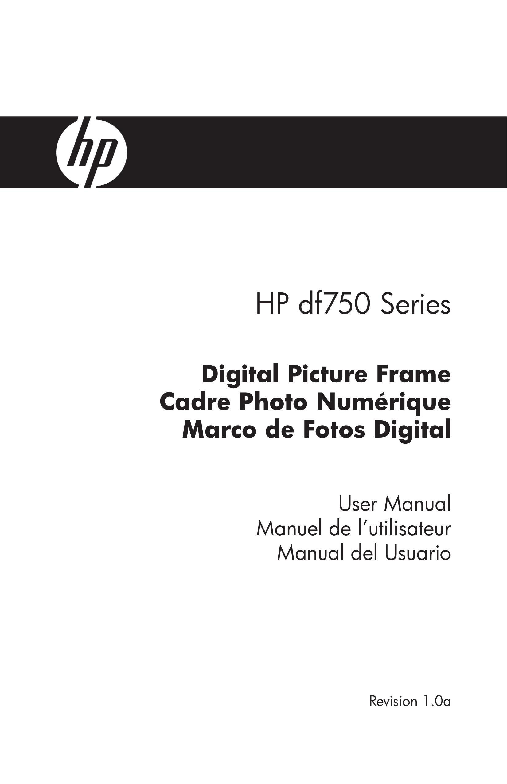 HP (Hewlett-Packard) df750 Series Digital Photo Frame User Manual