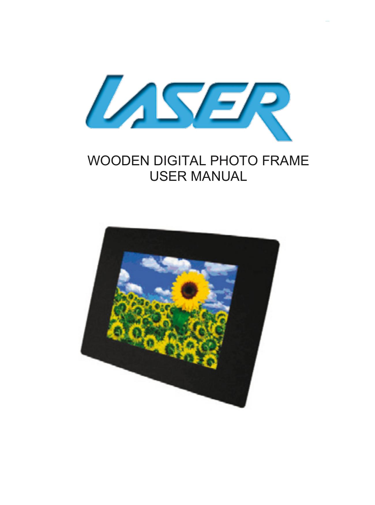 Laser AO-DPF10WD Digital Photo Frame User Manual