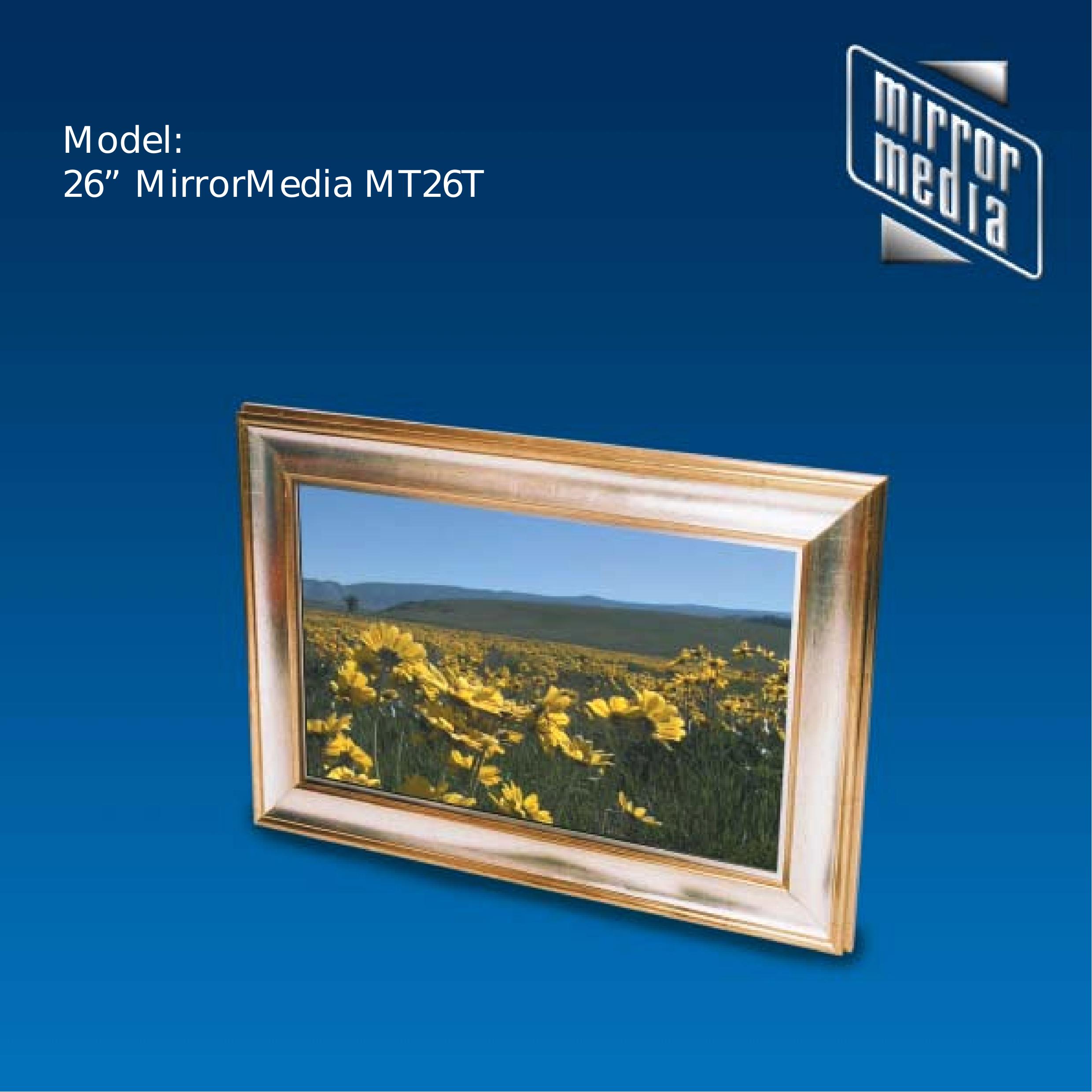Mirror Media MT26T Digital Photo Frame User Manual
