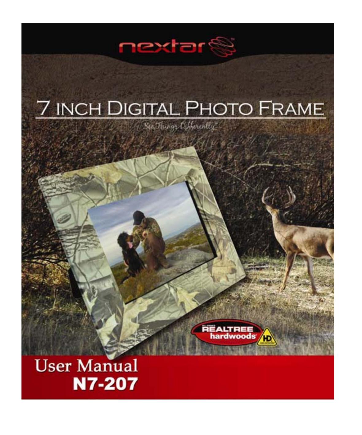 Nextar N7-207 Digital Photo Frame User Manual