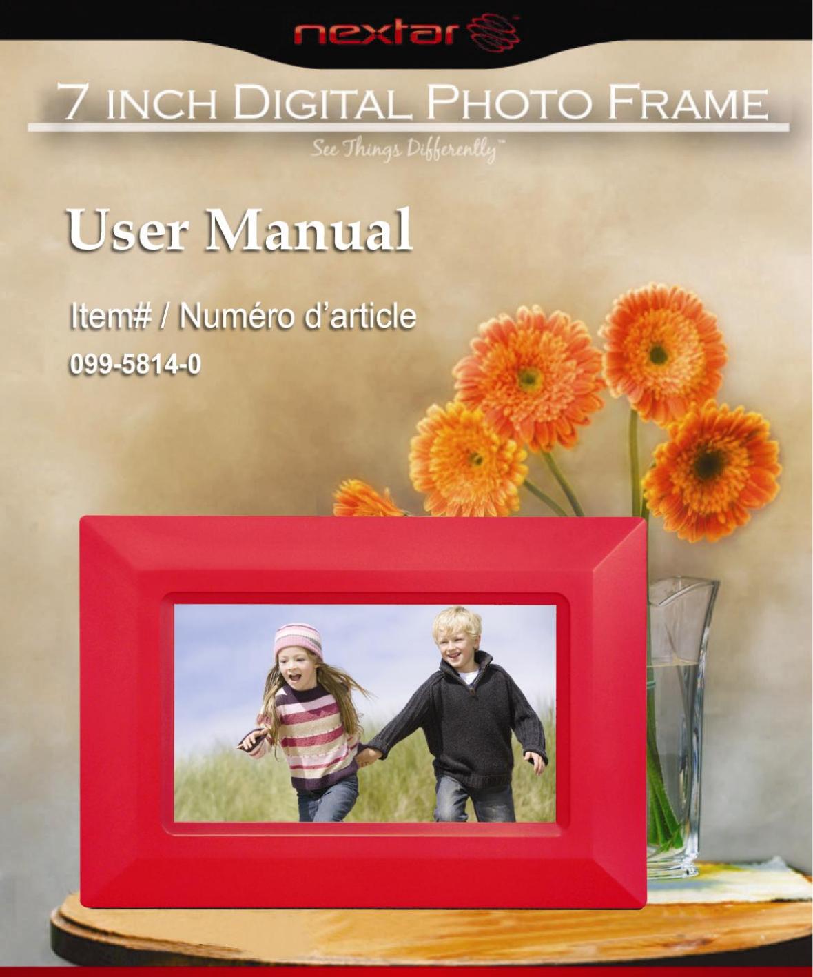 Nextar N7-208 Digital Photo Frame User Manual