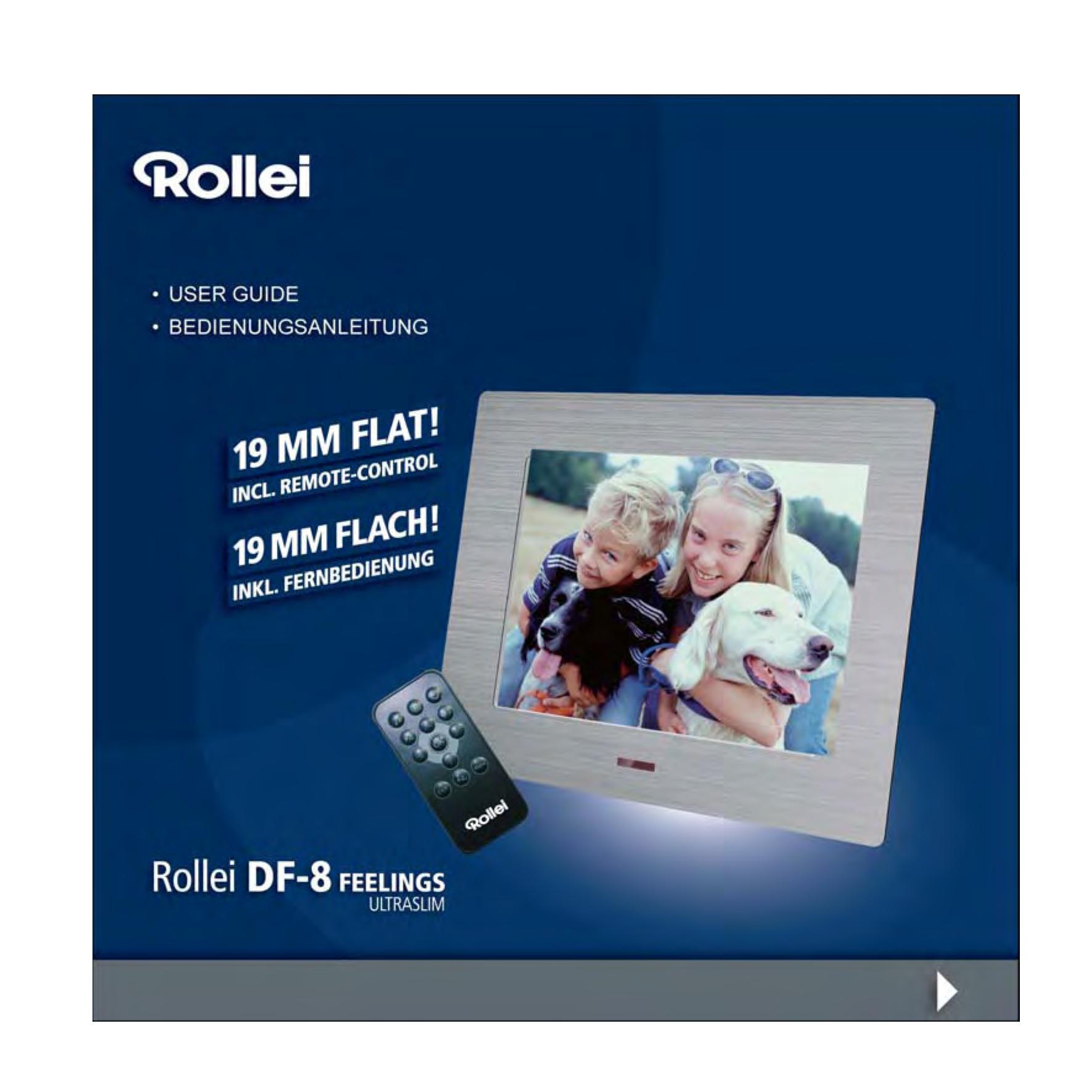 Rollei DF-8 Digital Photo Frame User Manual
