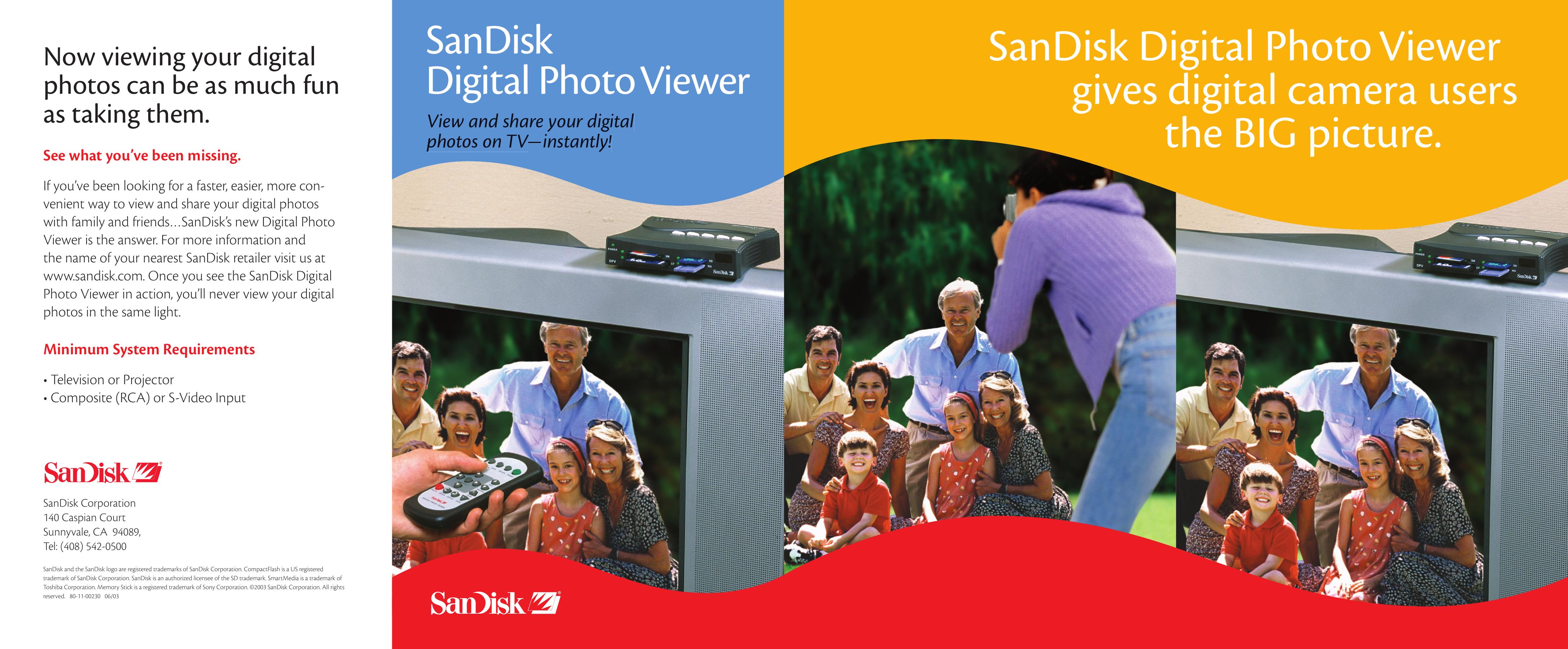 SanDisk Digital Photo Viewer Digital Photo Frame User Manual