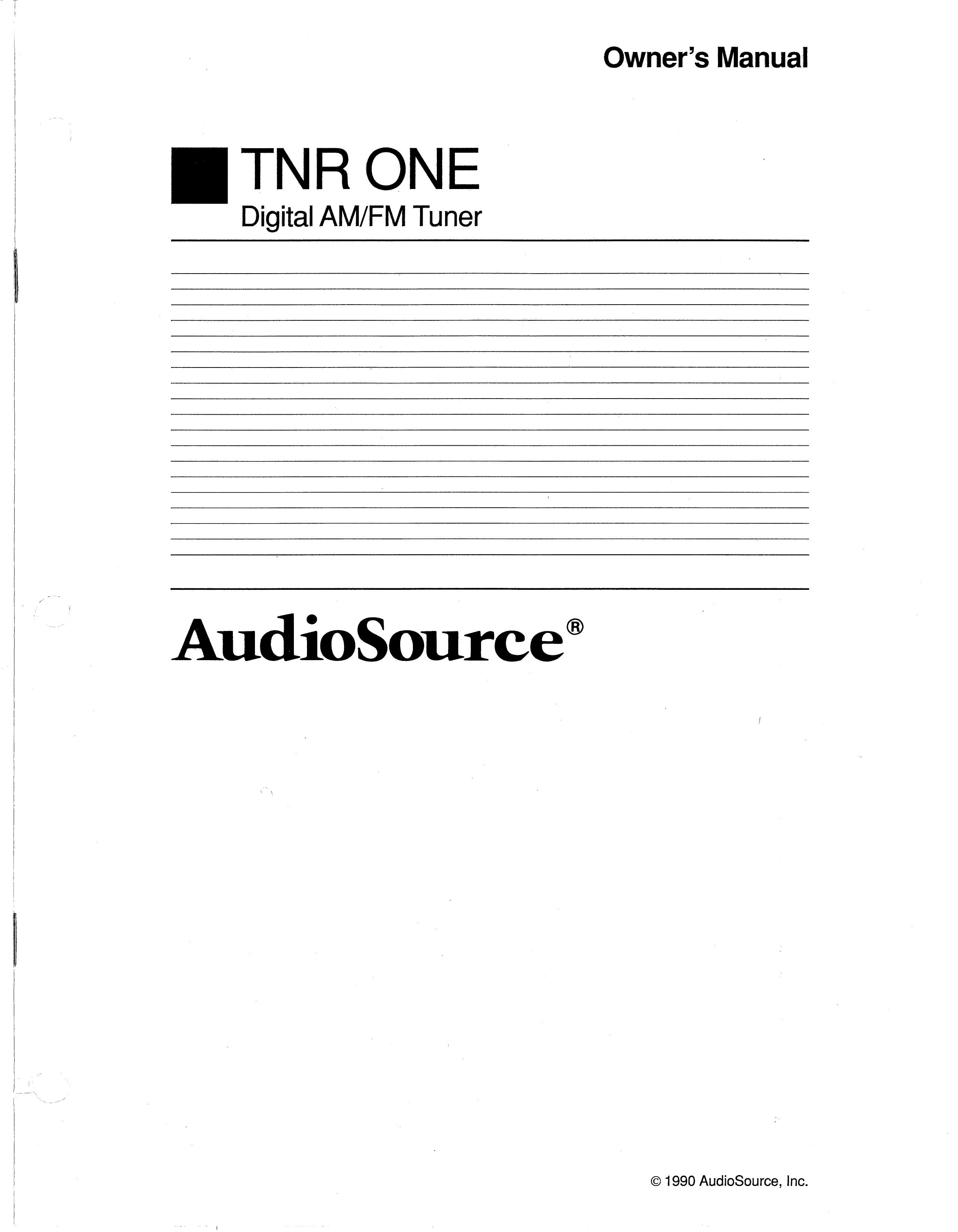 AudioSource AudioSource Digital AM/FM Tuner Digital Photo Keychain User Manual
