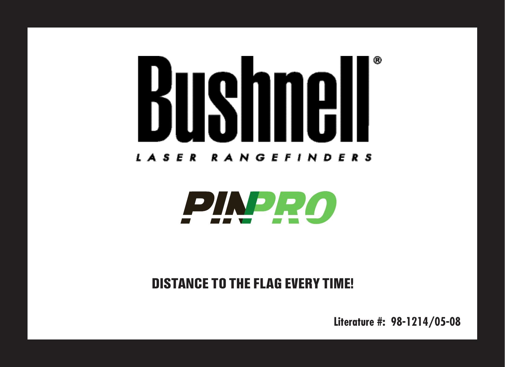 Bushnell 98-1214/05-08 Film Camera User Manual