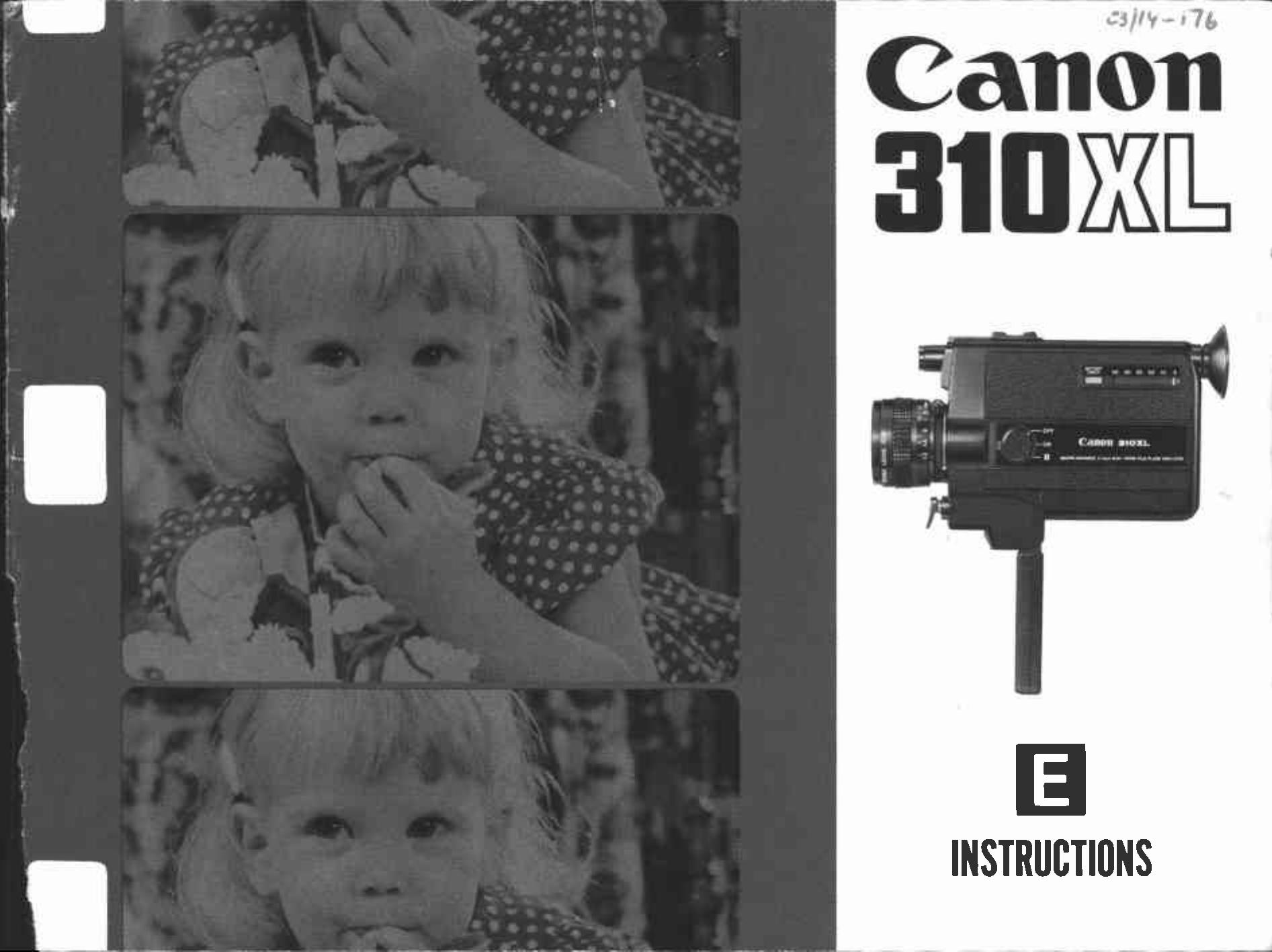 Canon 310 XL Film Camera User Manual