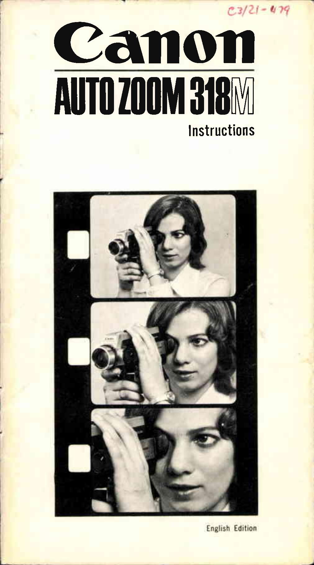 Canon 318 M Film Camera User Manual