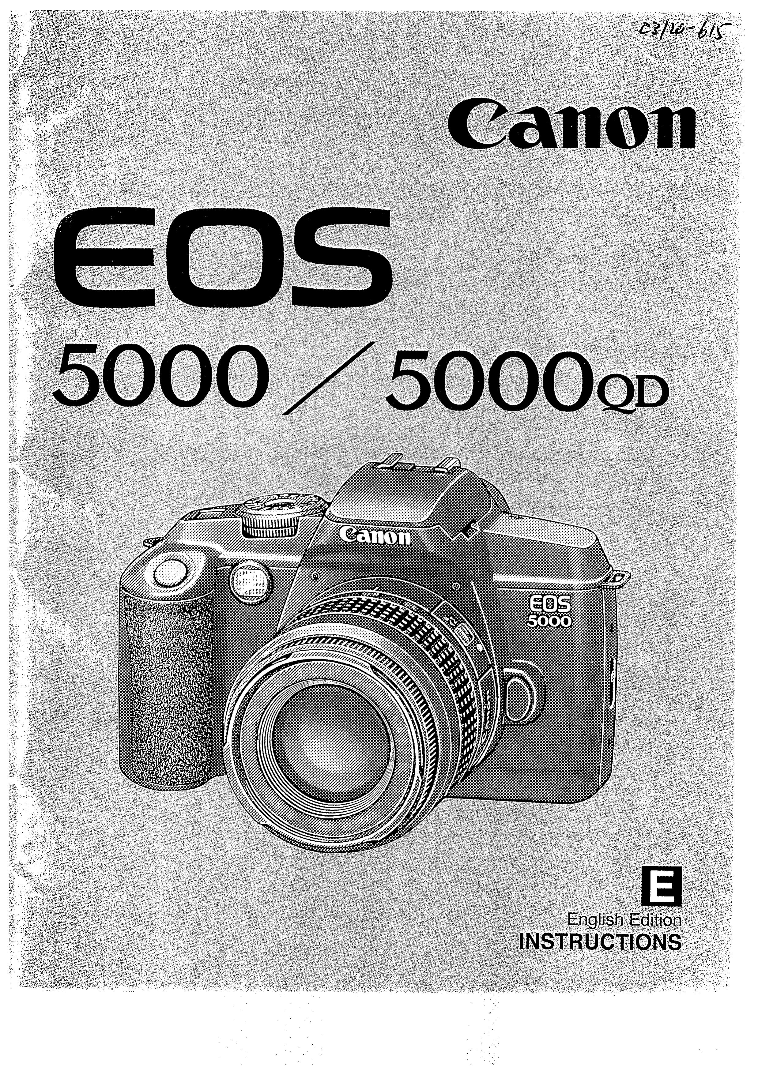 Canon 5000QD Film Camera User Manual