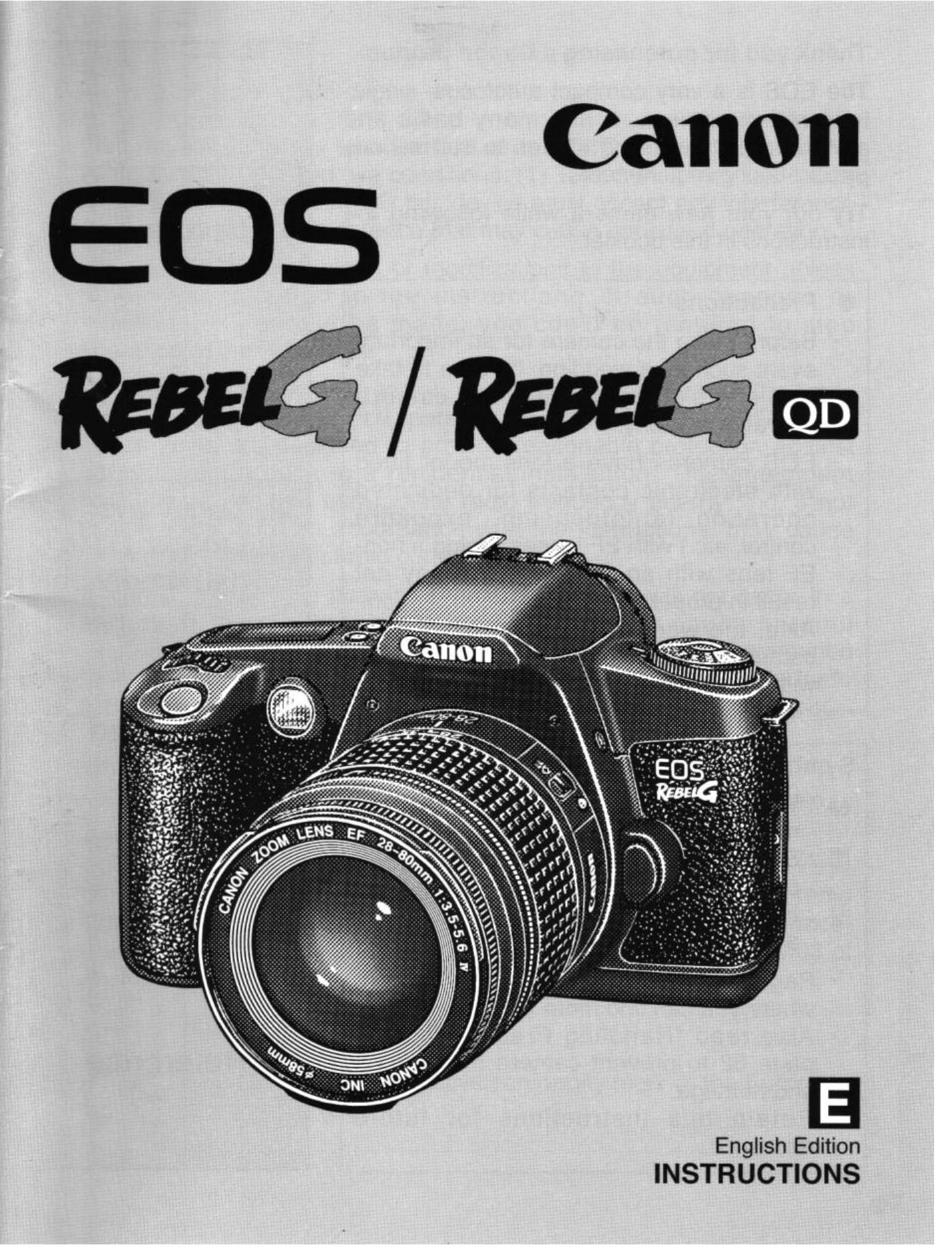 Canon 8089a002 Film Camera User Manual