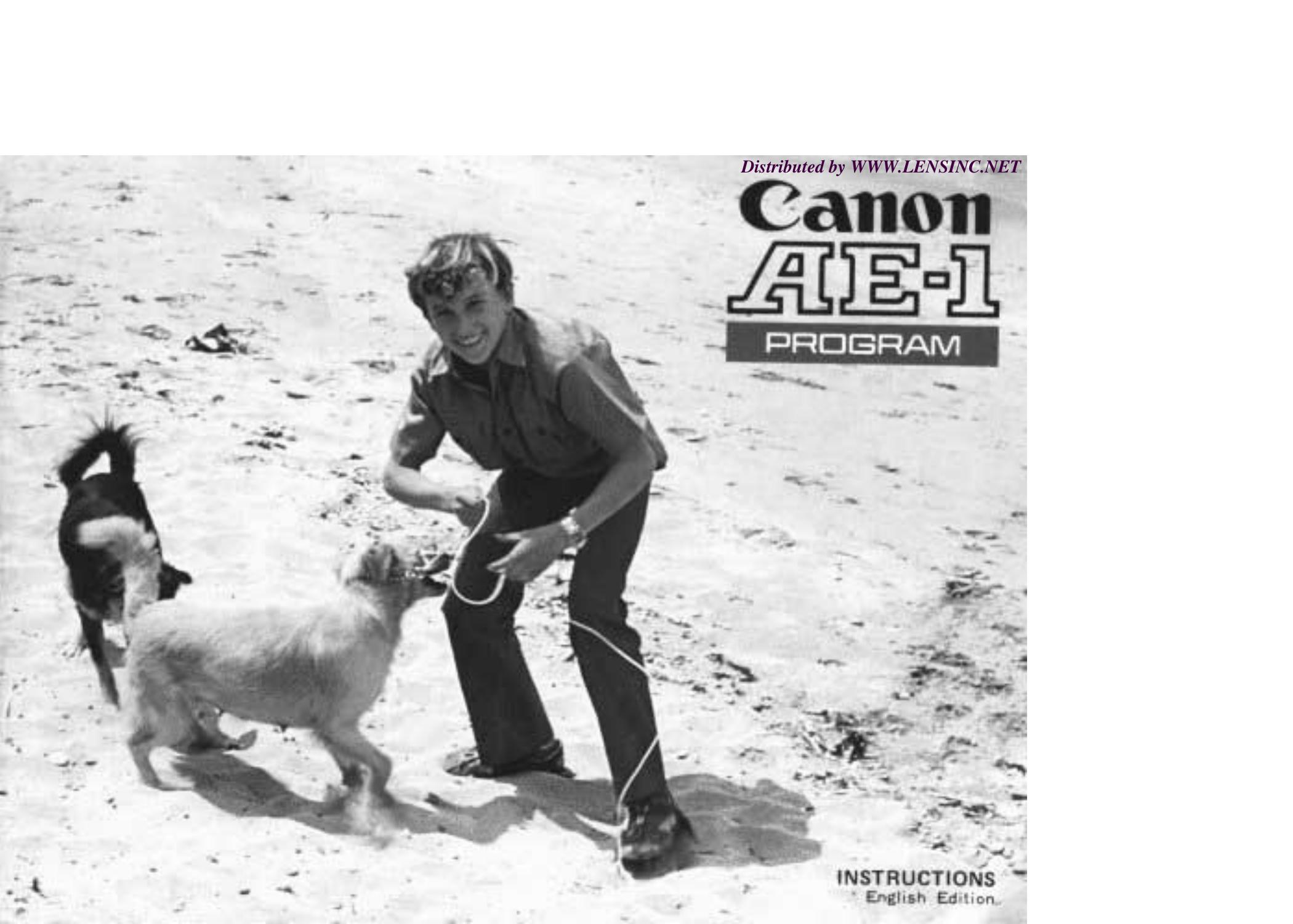 Canon AE-1 Film Camera User Manual