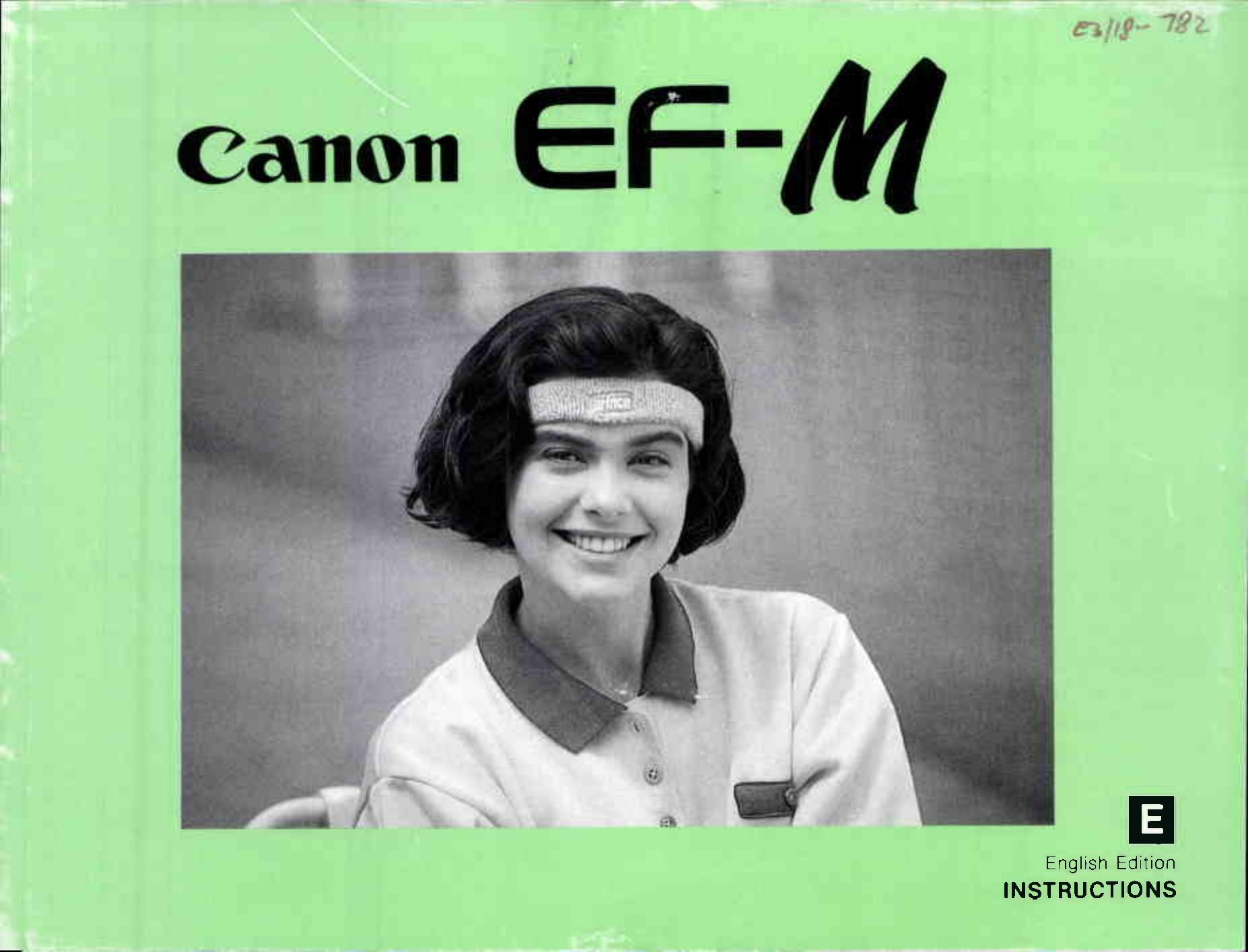 Canon EF-M Film Camera User Manual