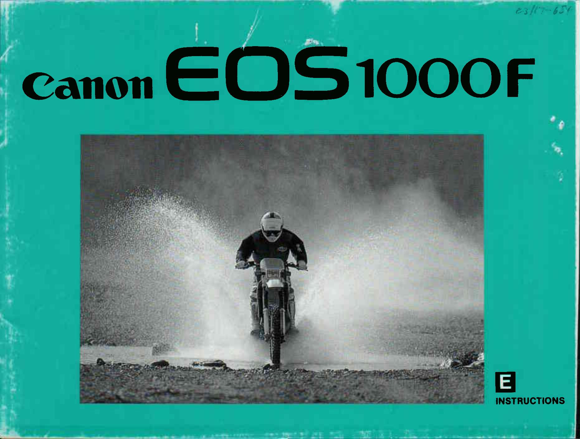 Canon EOS 1000 F Film Camera User Manual