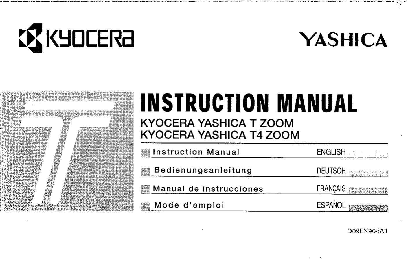Kyocera e17982 Film Camera User Manual