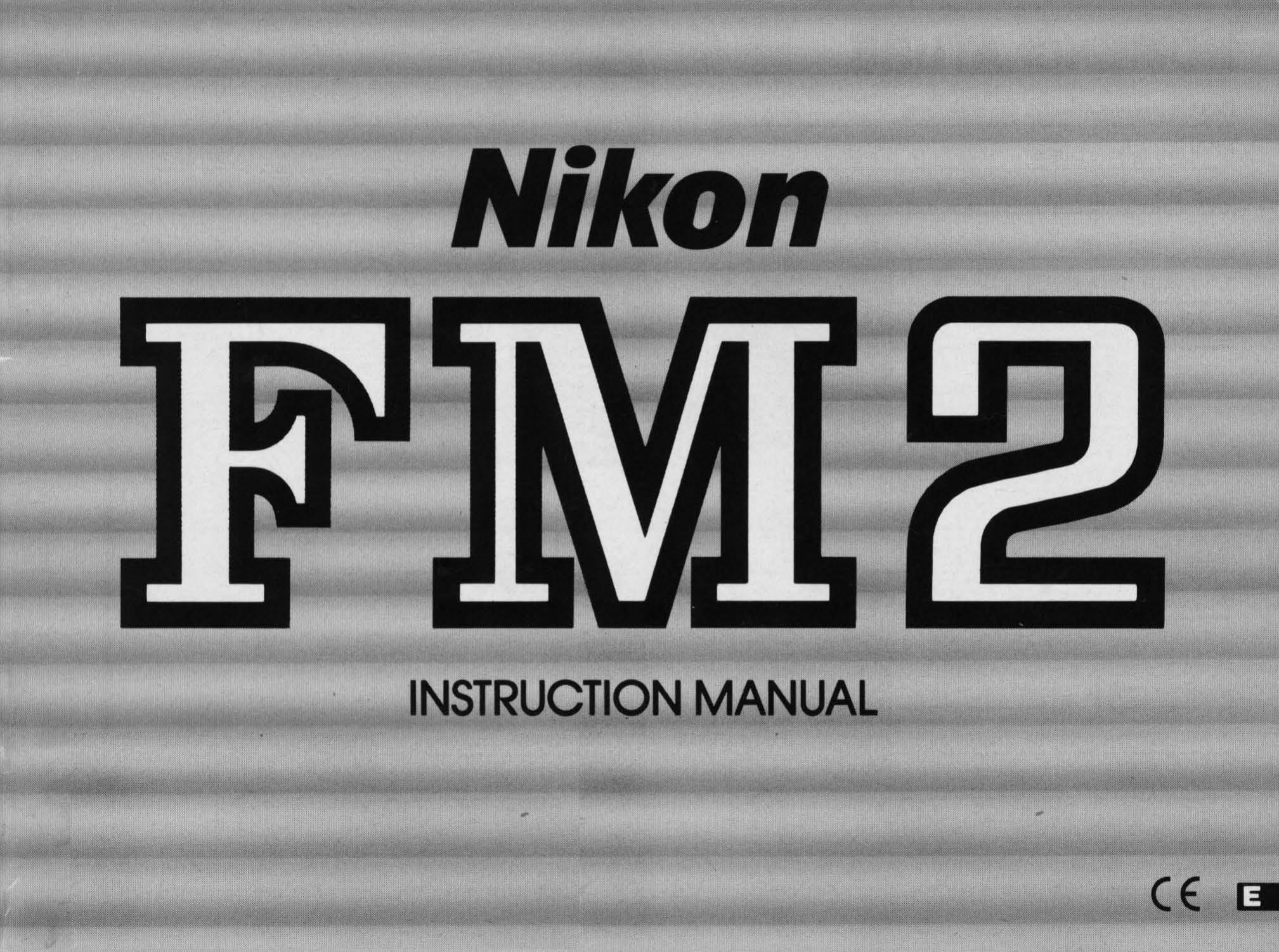 Nikon FM2 Body only Film Camera User Manual