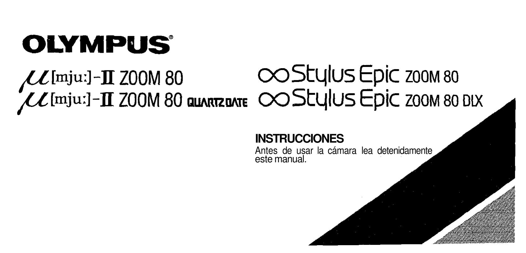 Olympus 80 Film Camera User Manual