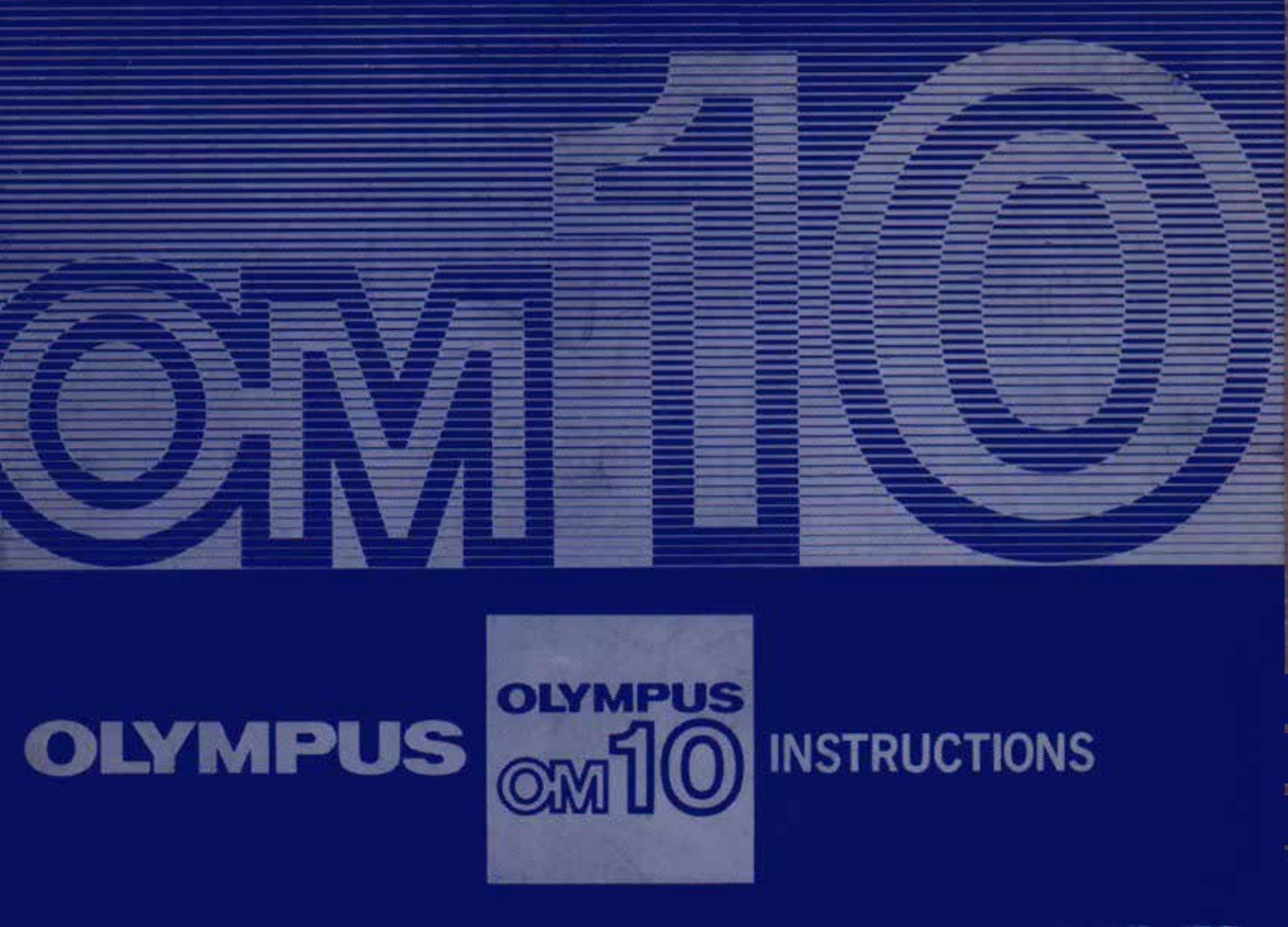 Olympus OM-10 Film Camera User Manual