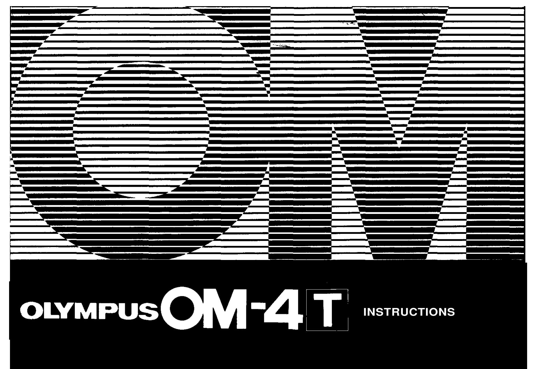 Olympus om-4t Film Camera User Manual
