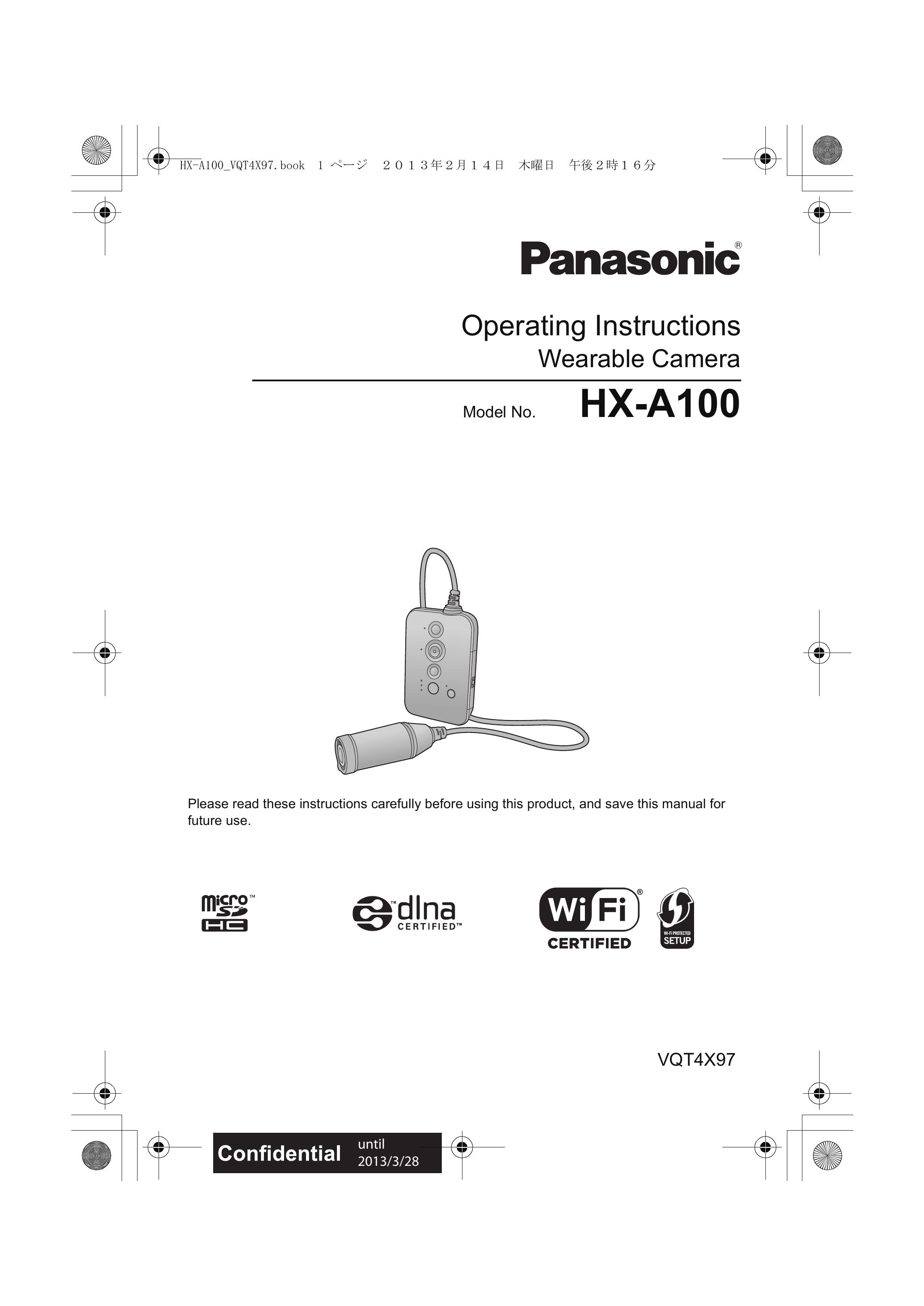 Panasonic HX-A100 Film Camera User Manual