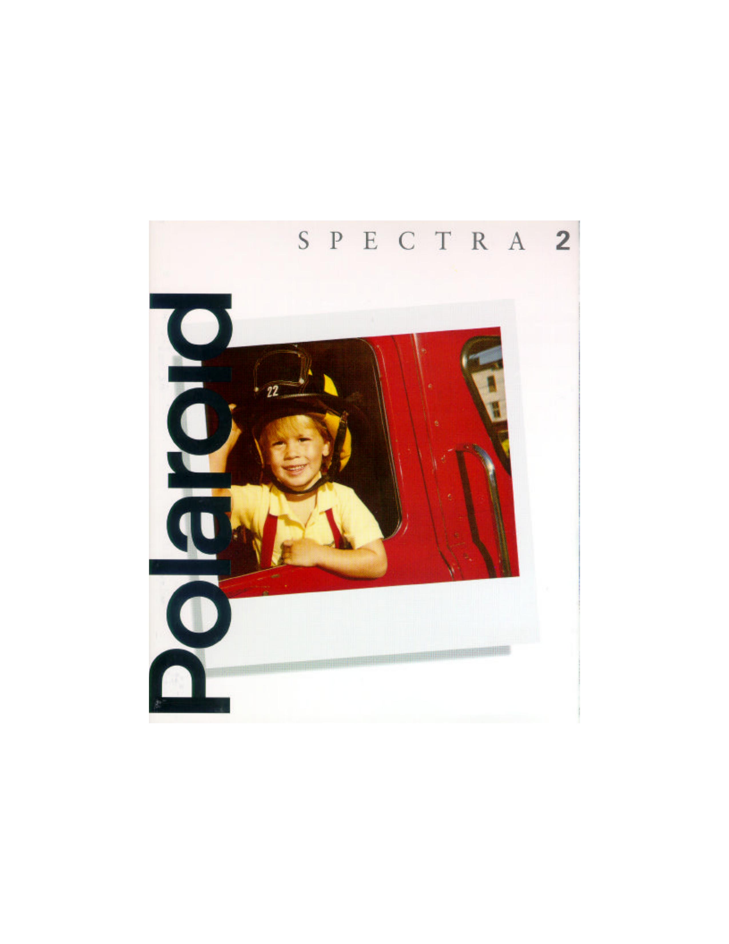 Polaroid Spectra 2 Film Camera User Manual