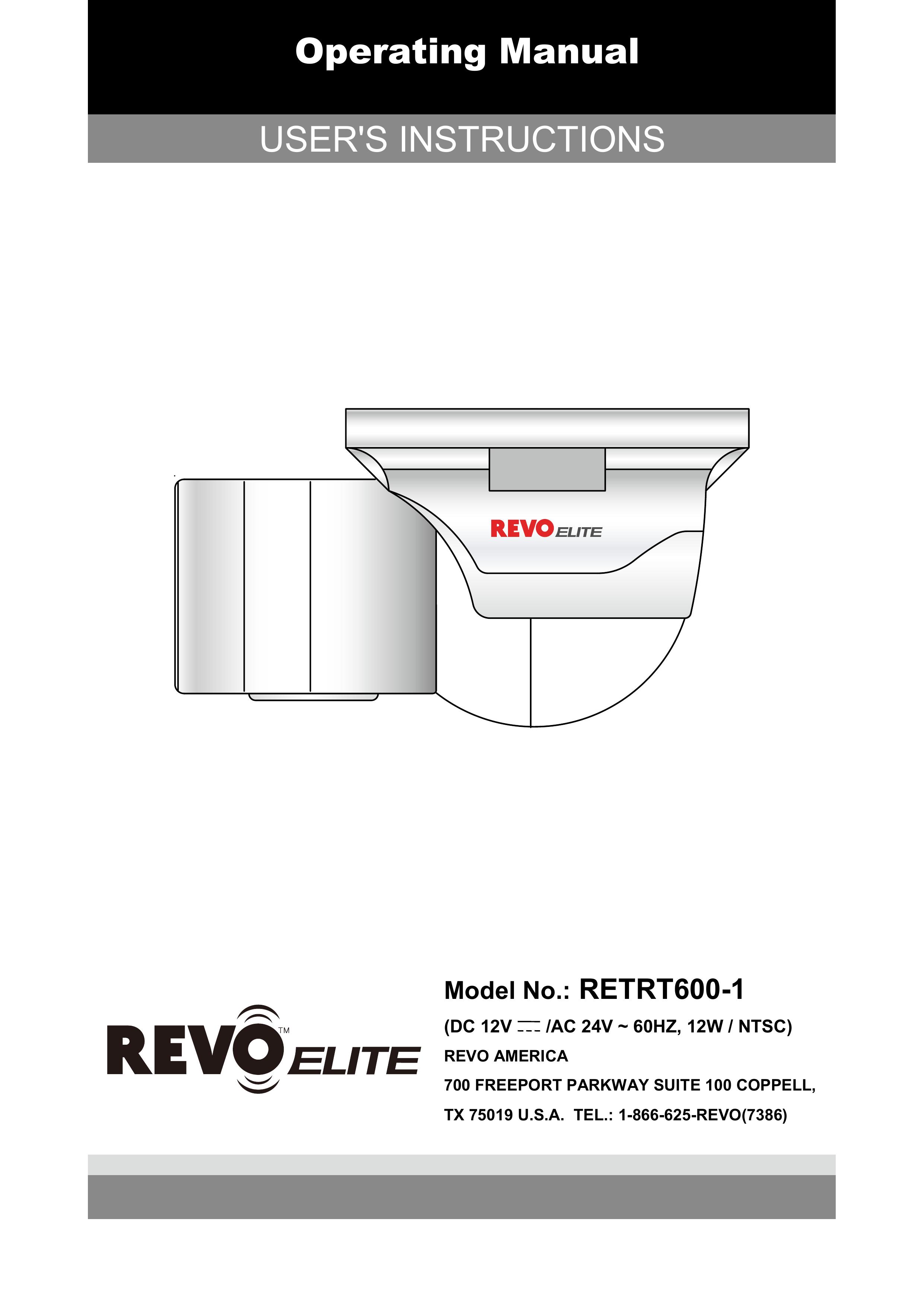Revotech Industries RETRT600-1 Film Camera User Manual