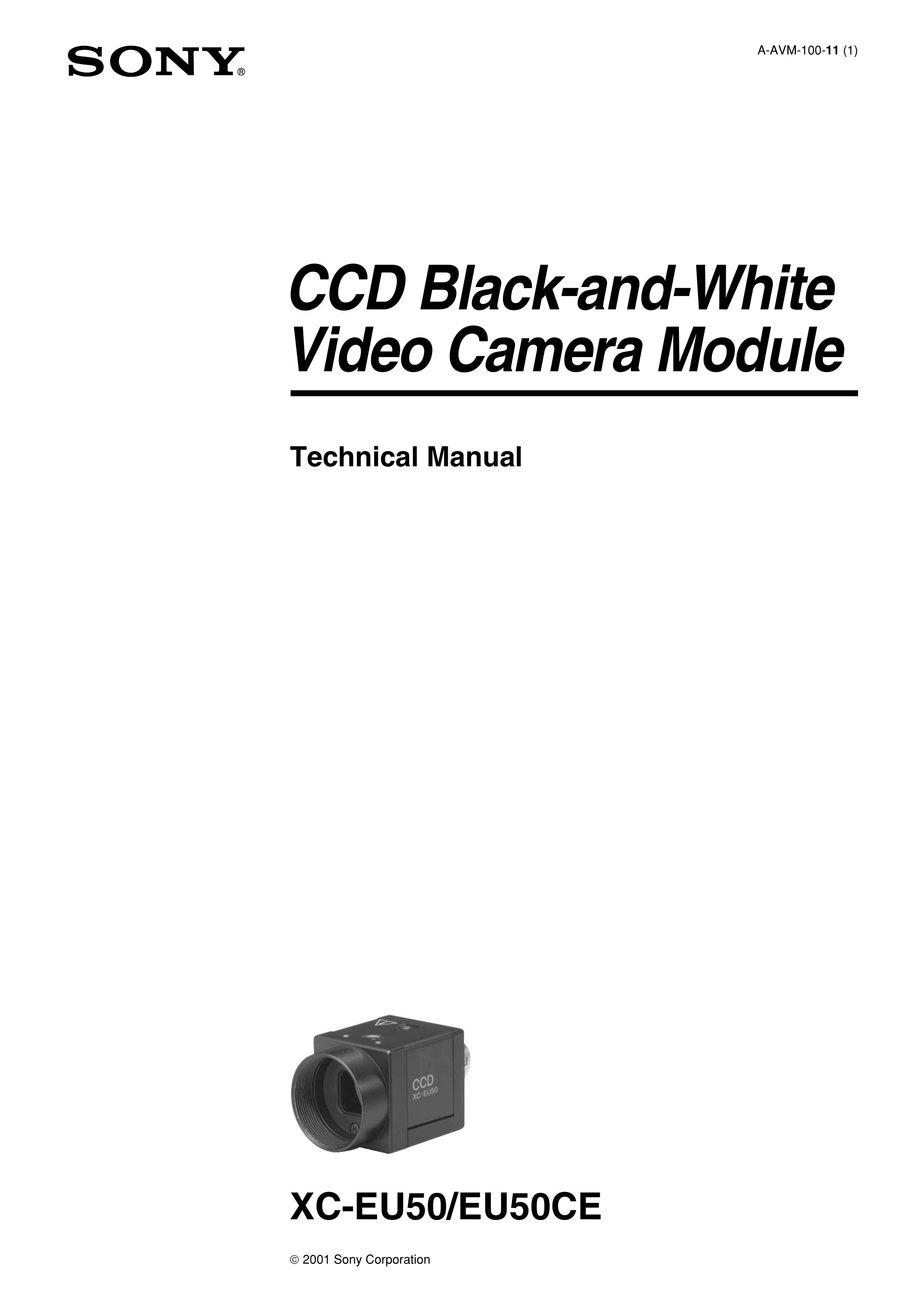 Sony XC-EU50 Film Camera User Manual