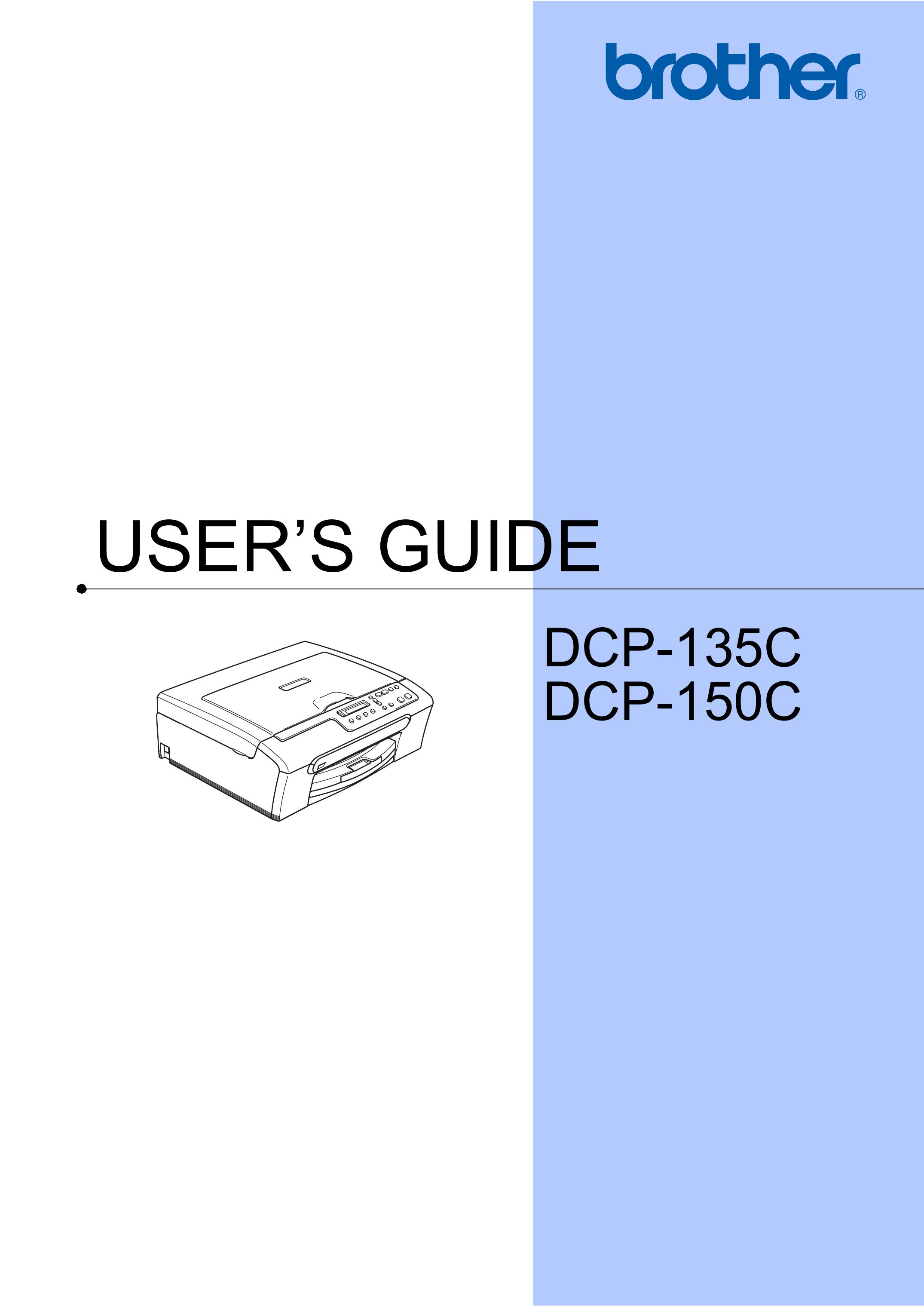 Brother DCP-135C Photo Printer User Manual