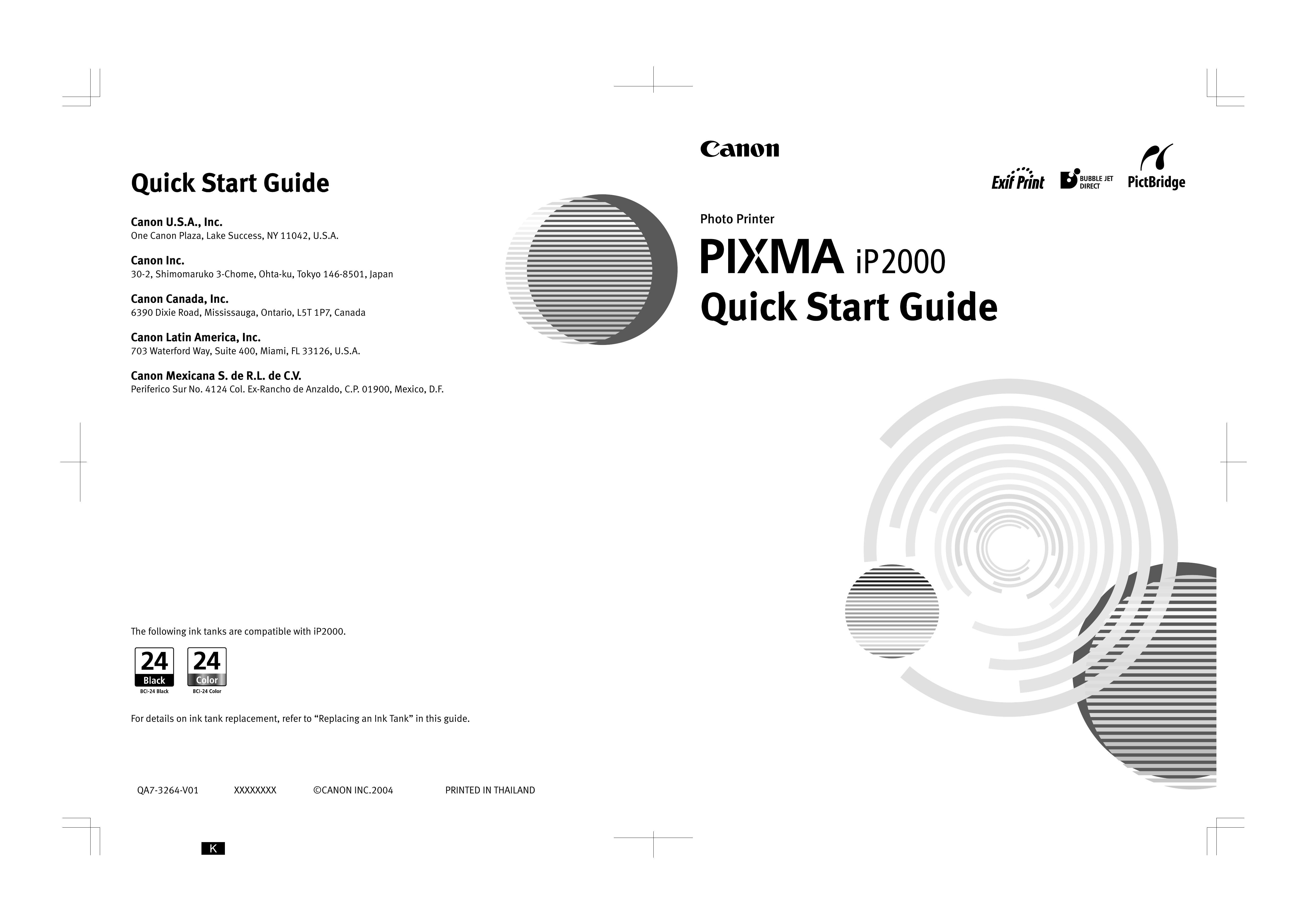 Canon IP2000 Photo Printer User Manual