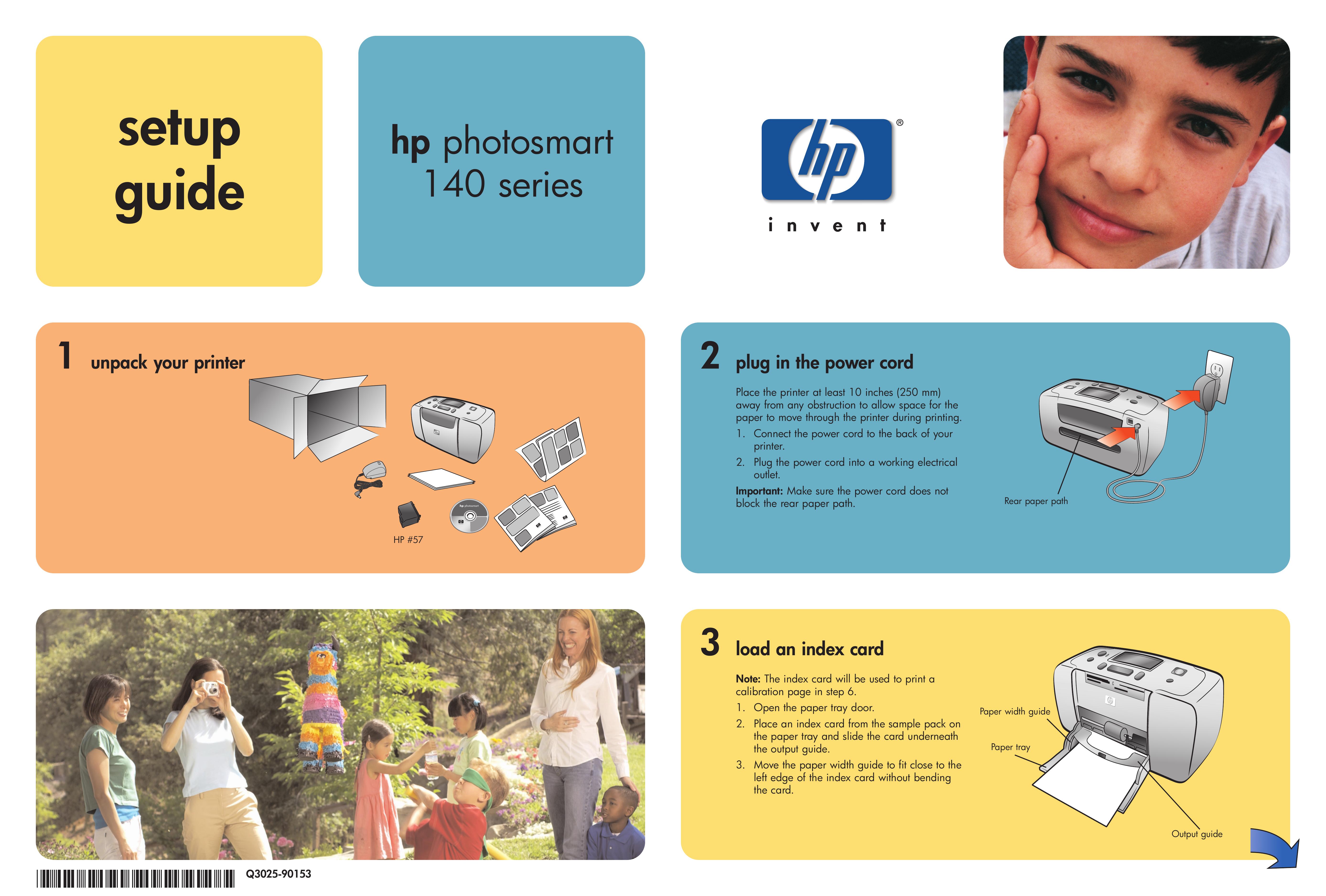 HP (Hewlett-Packard) 140 Photo Printer User Manual