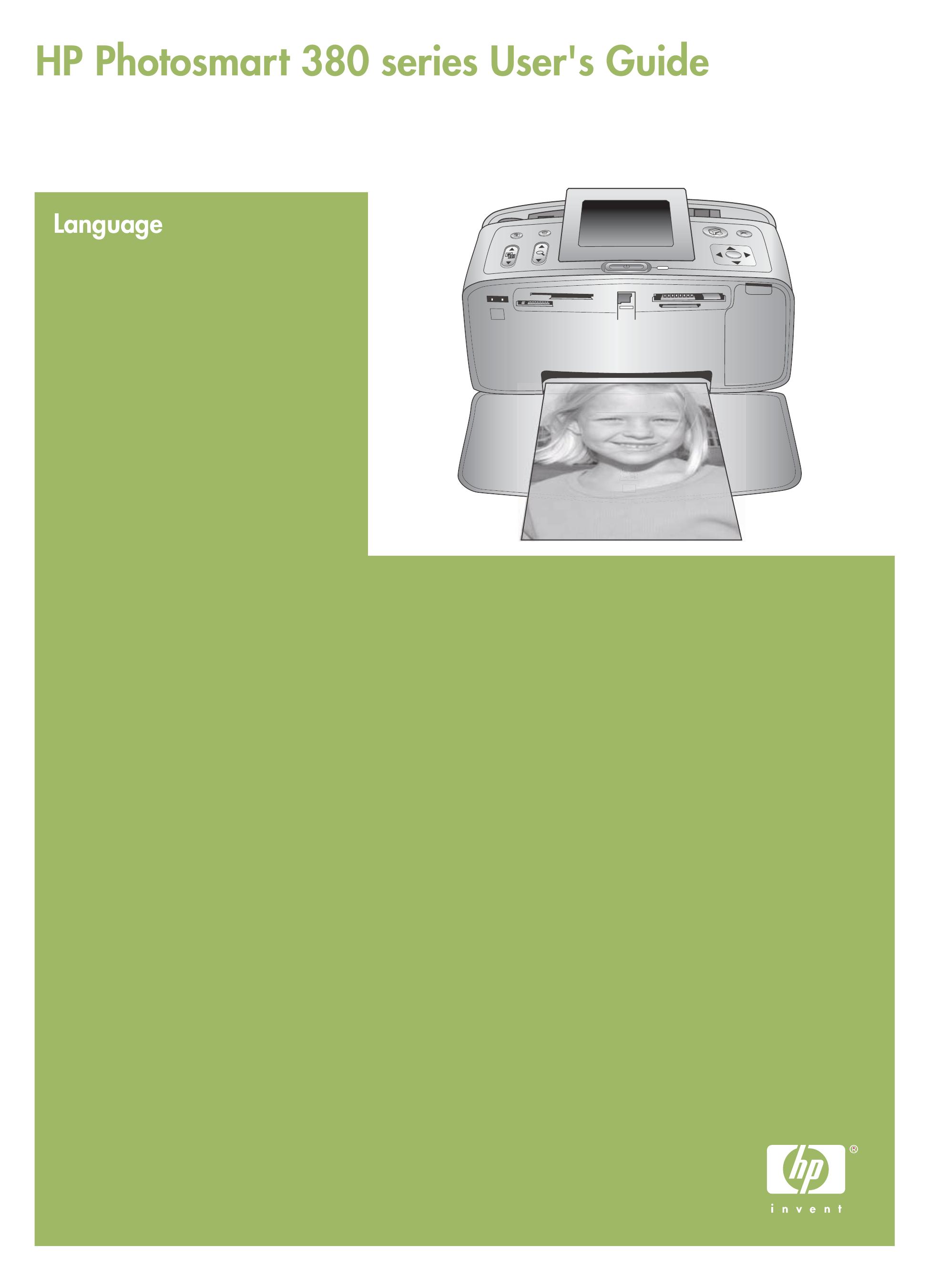 HP (Hewlett-Packard) 380 Photo Printer User Manual