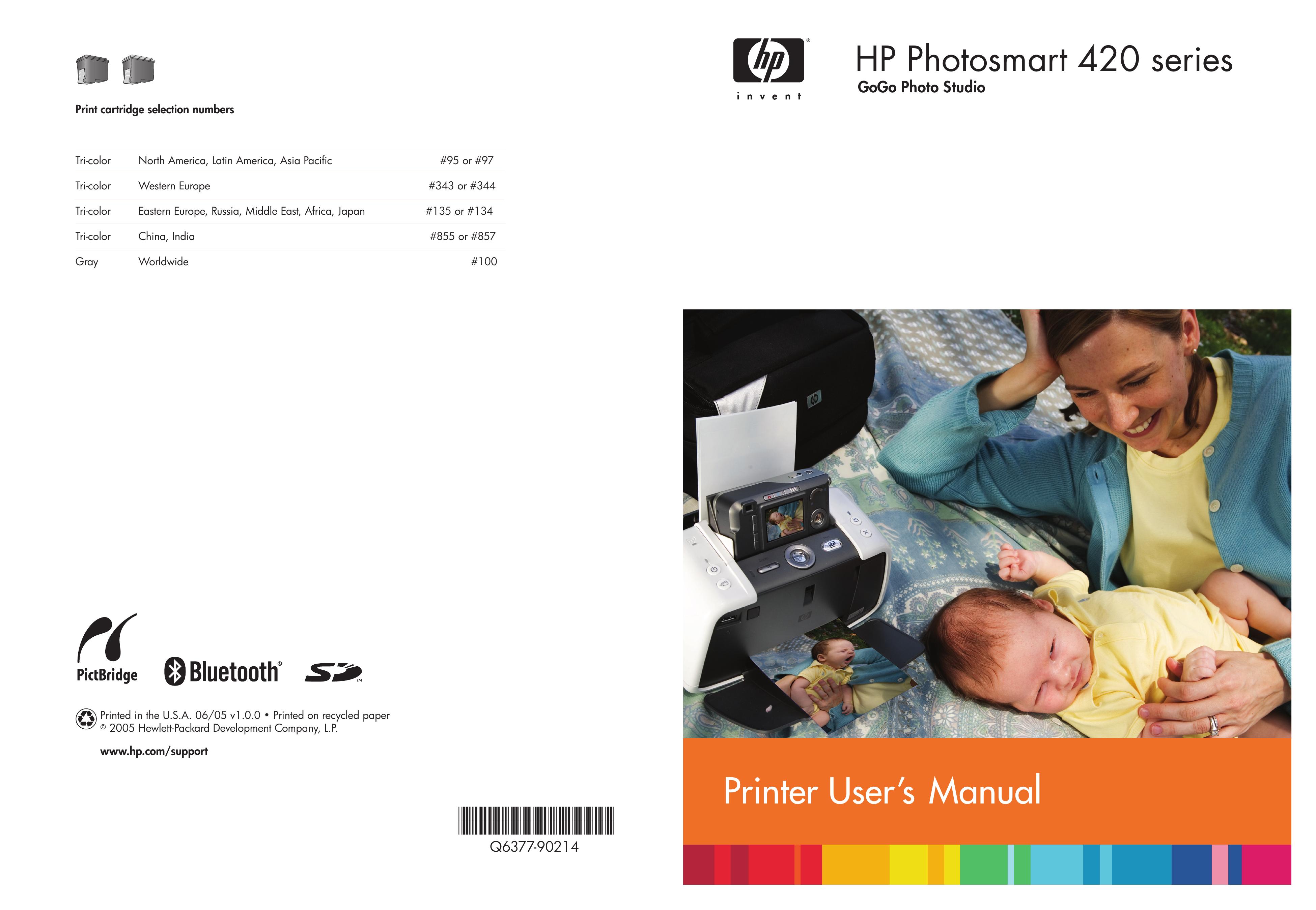 HP (Hewlett-Packard) 420 Photo Printer User Manual