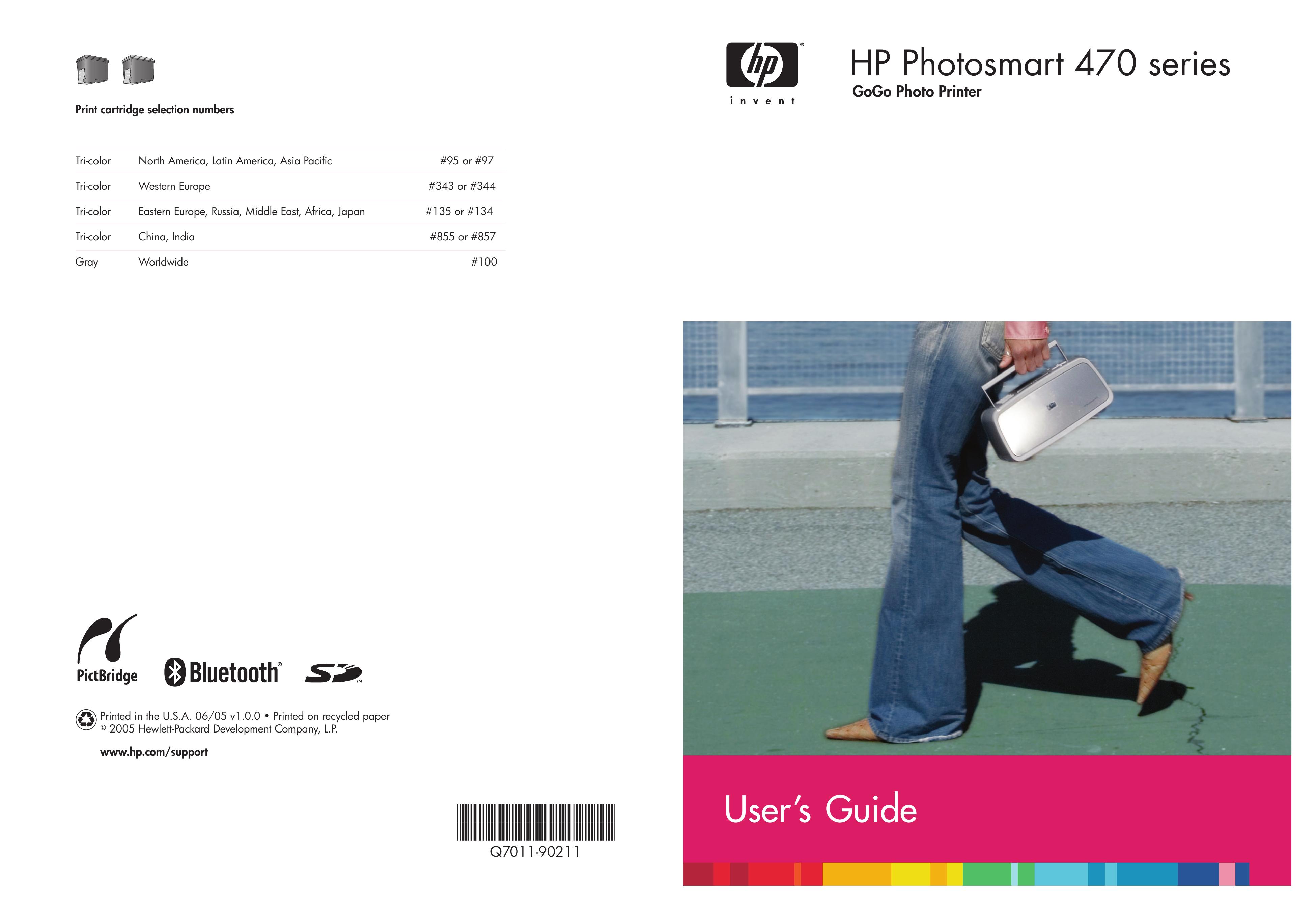 HP (Hewlett-Packard) 470 series Photo Printer User Manual