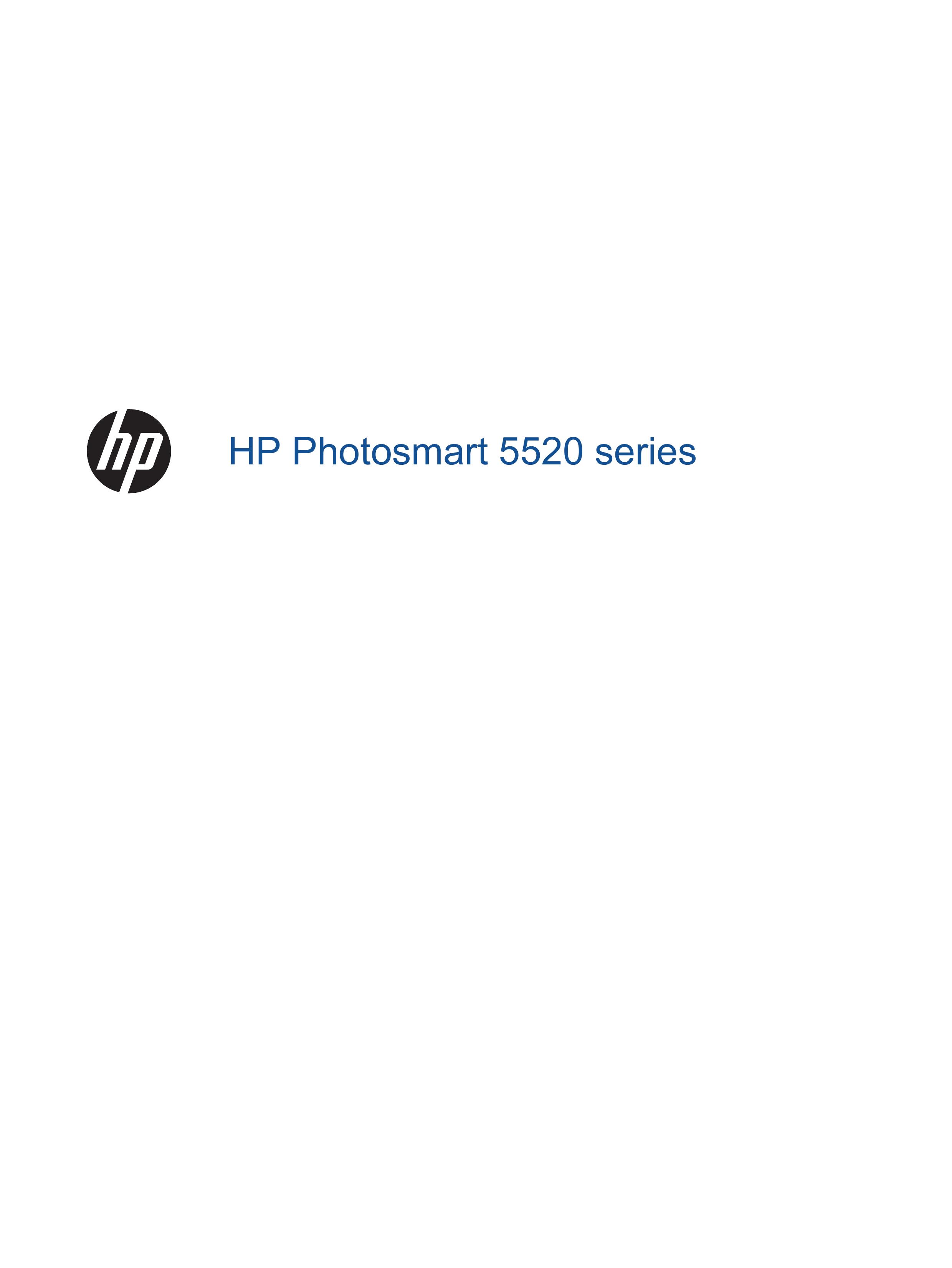 HP (Hewlett-Packard) 5520 Photo Printer User Manual