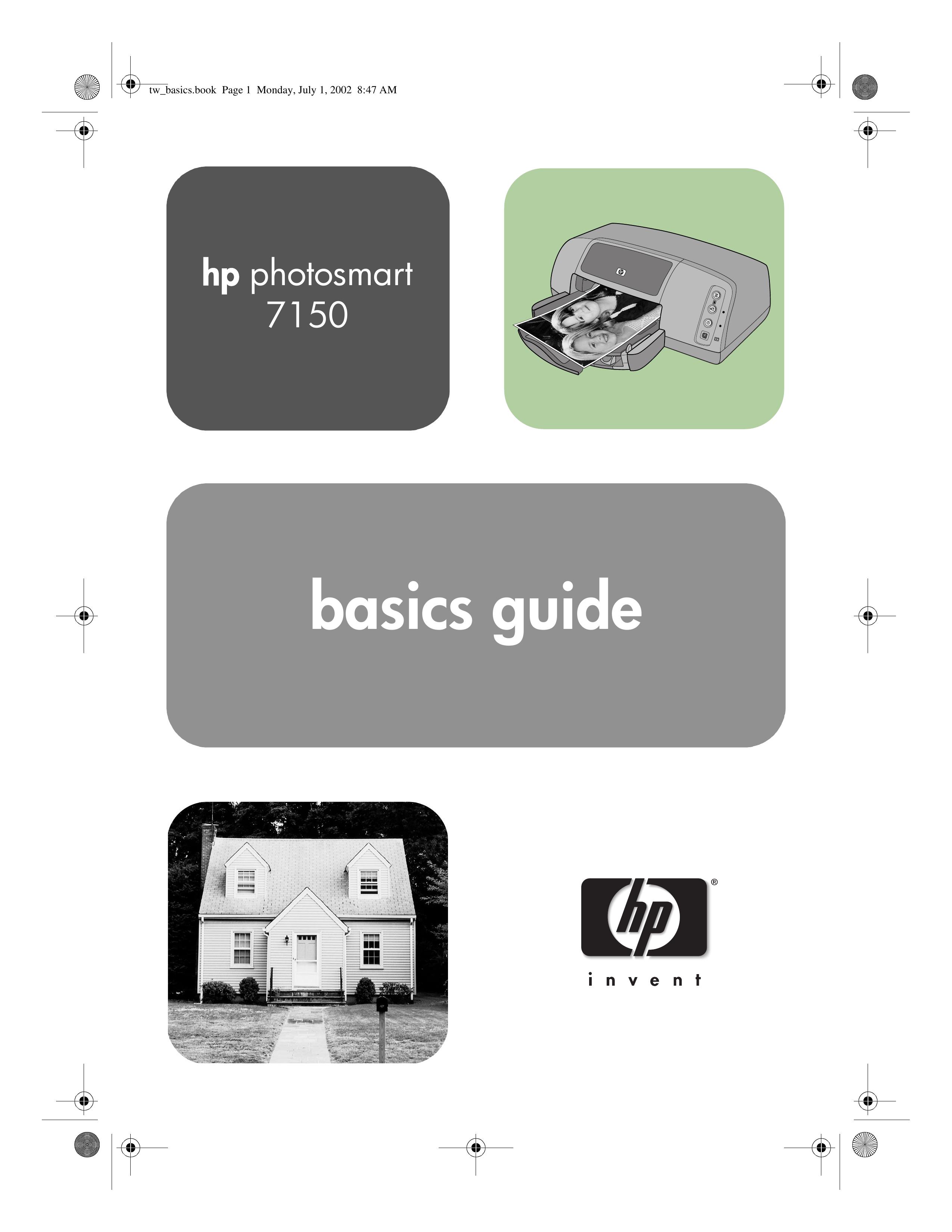 HP (Hewlett-Packard) 7150 Photo Printer User Manual