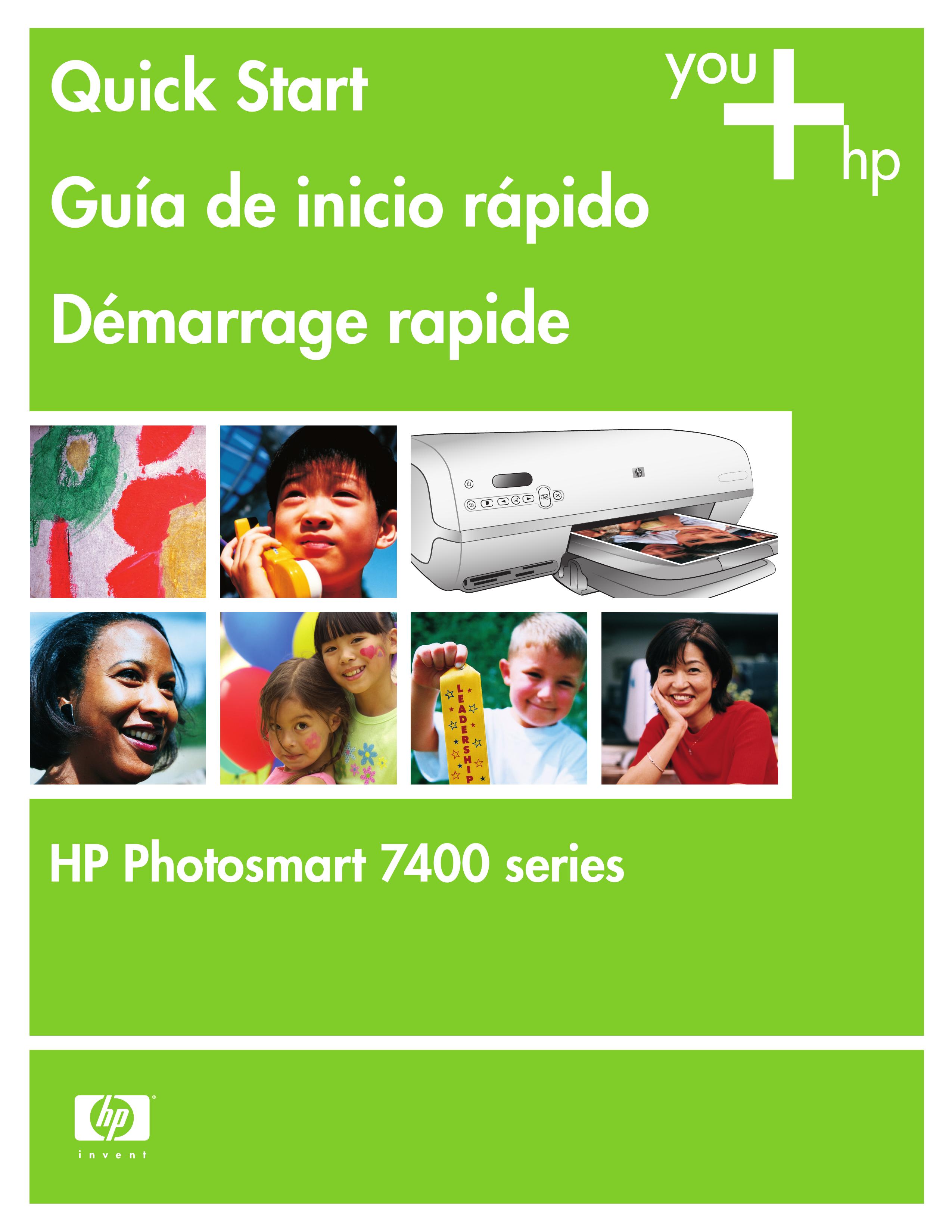 HP (Hewlett-Packard) 7400 Photo Printer User Manual