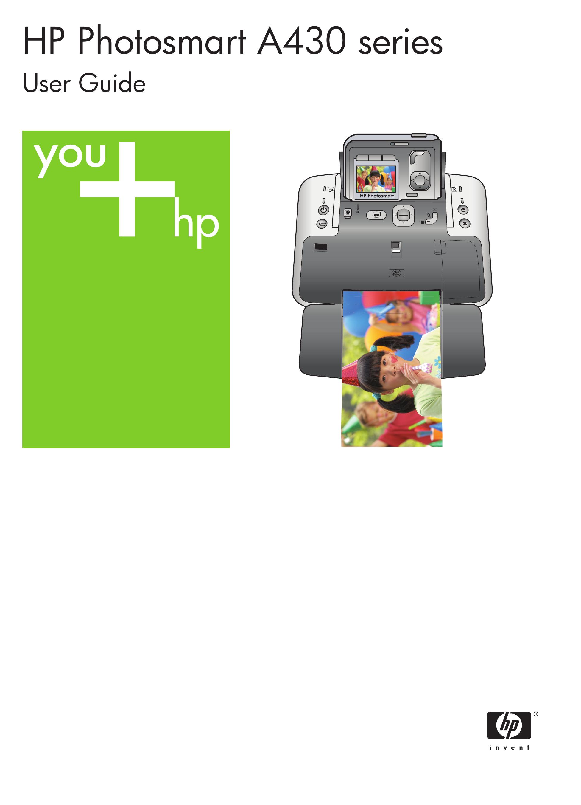 HP (Hewlett-Packard) A430 Photo Printer User Manual
