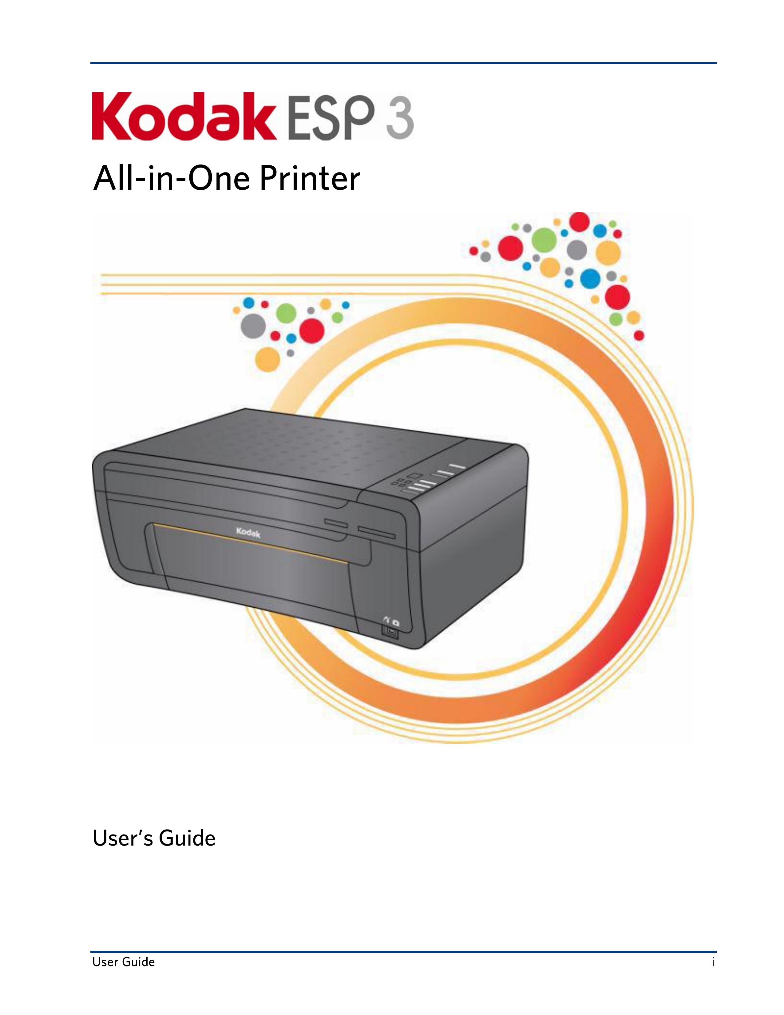 Kodak ESP 3 Photo Printer User Manual