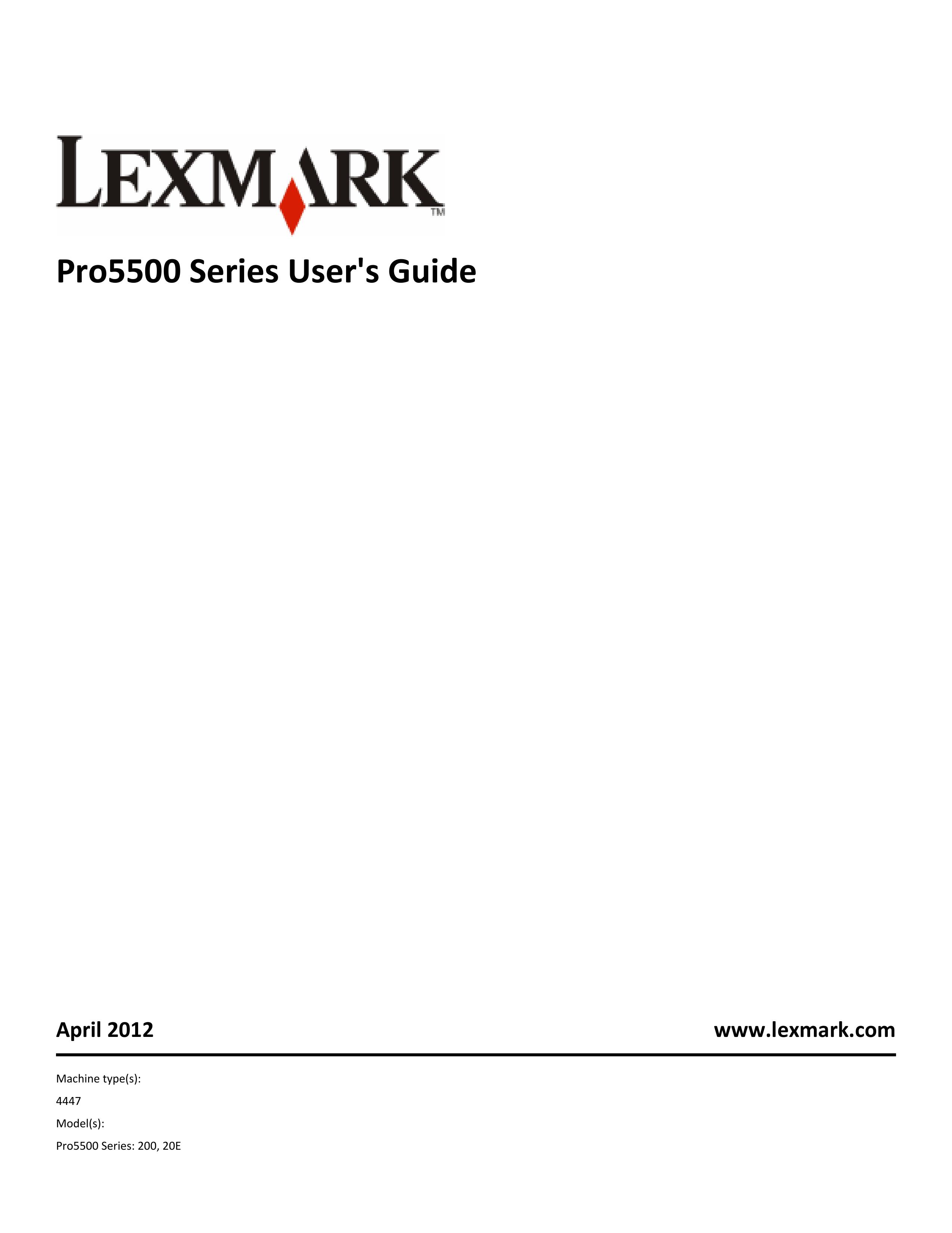 Lexmark 20E Photo Printer User Manual