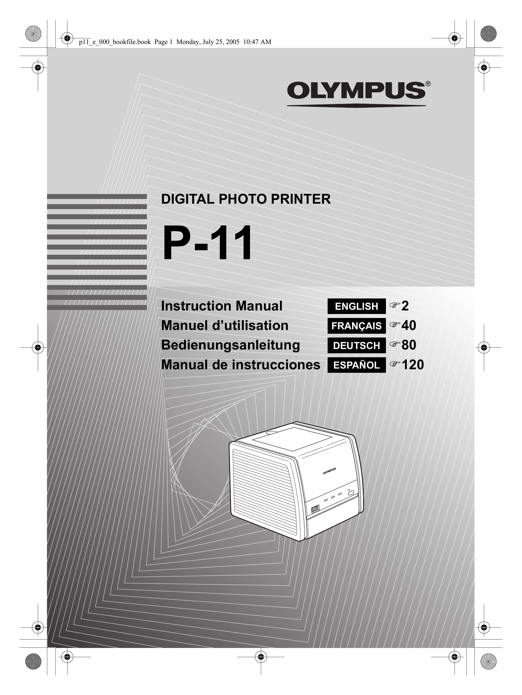 Olympus P-11 Photo Printer User Manual