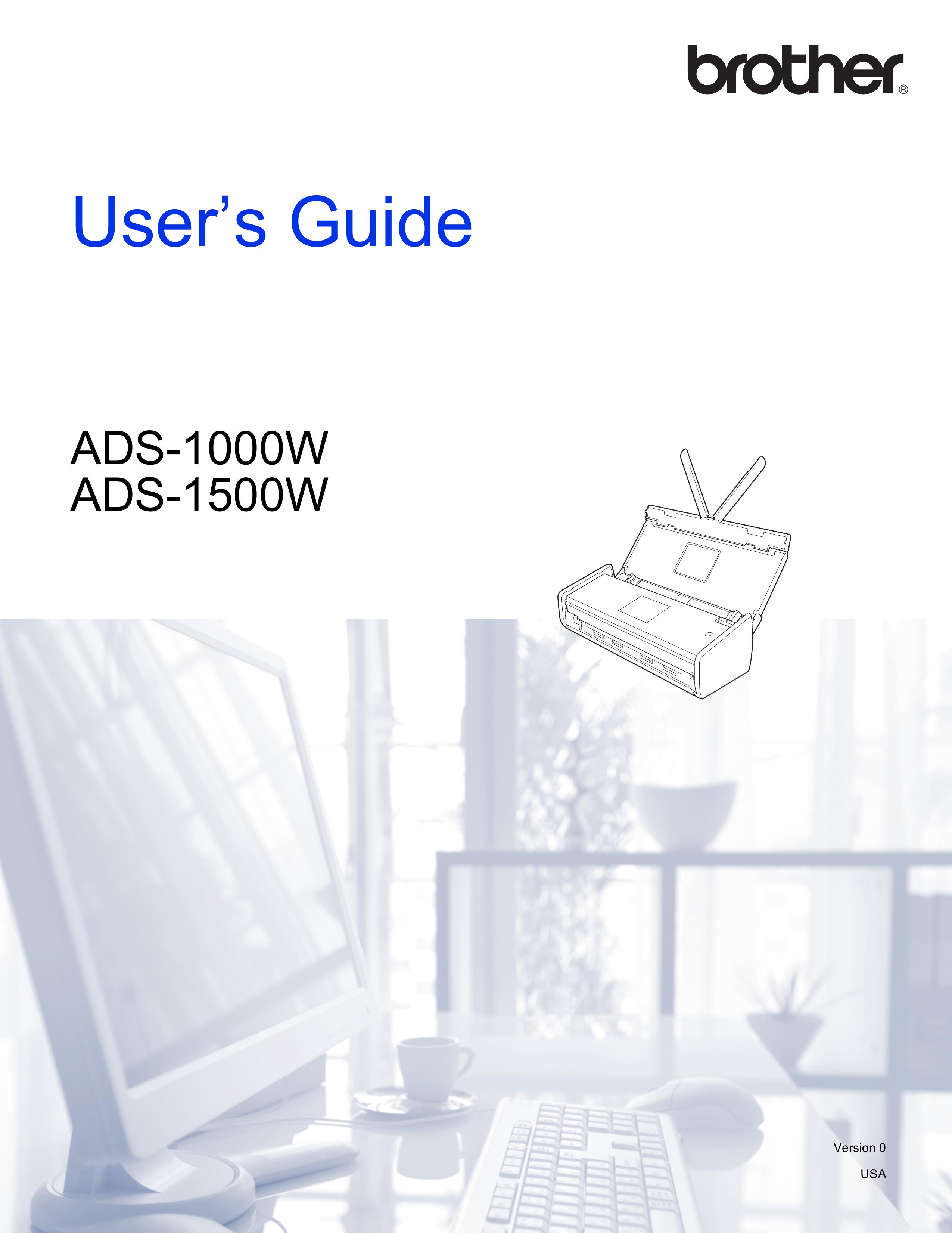 Brother ADS-1000W Photo Scanner User Manual