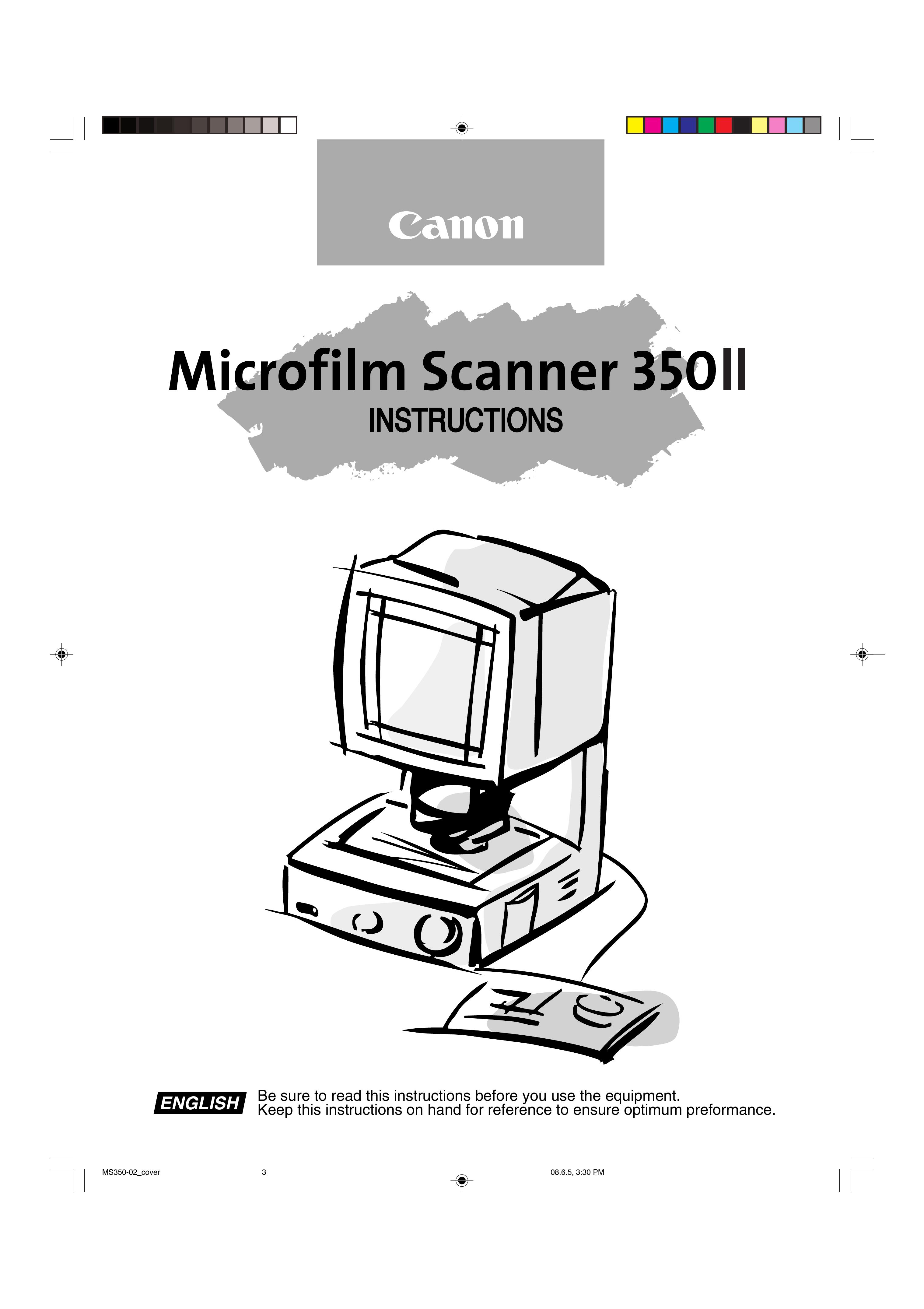 Canon 350II Photo Scanner User Manual
