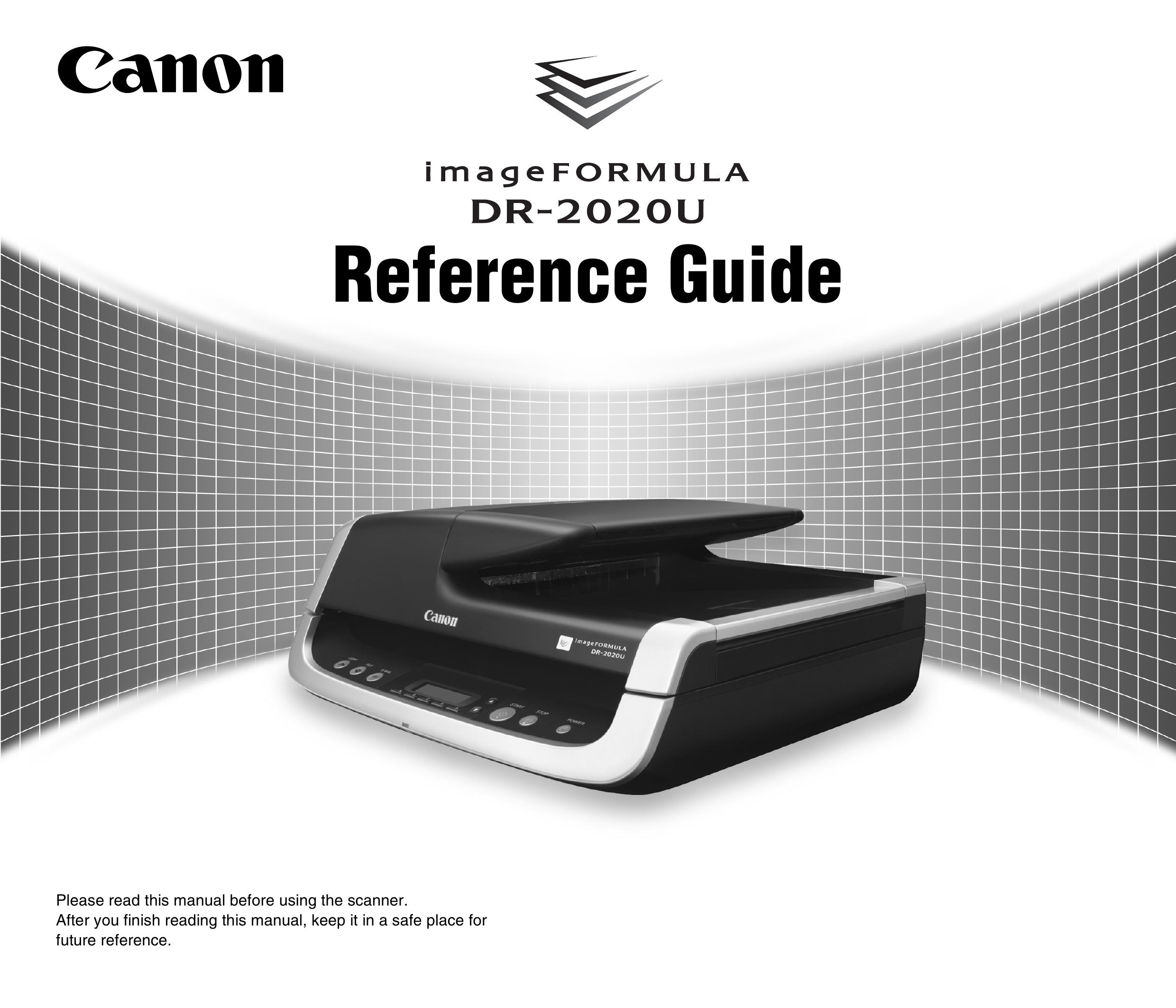 Canon DR-2020U Photo Scanner User Manual