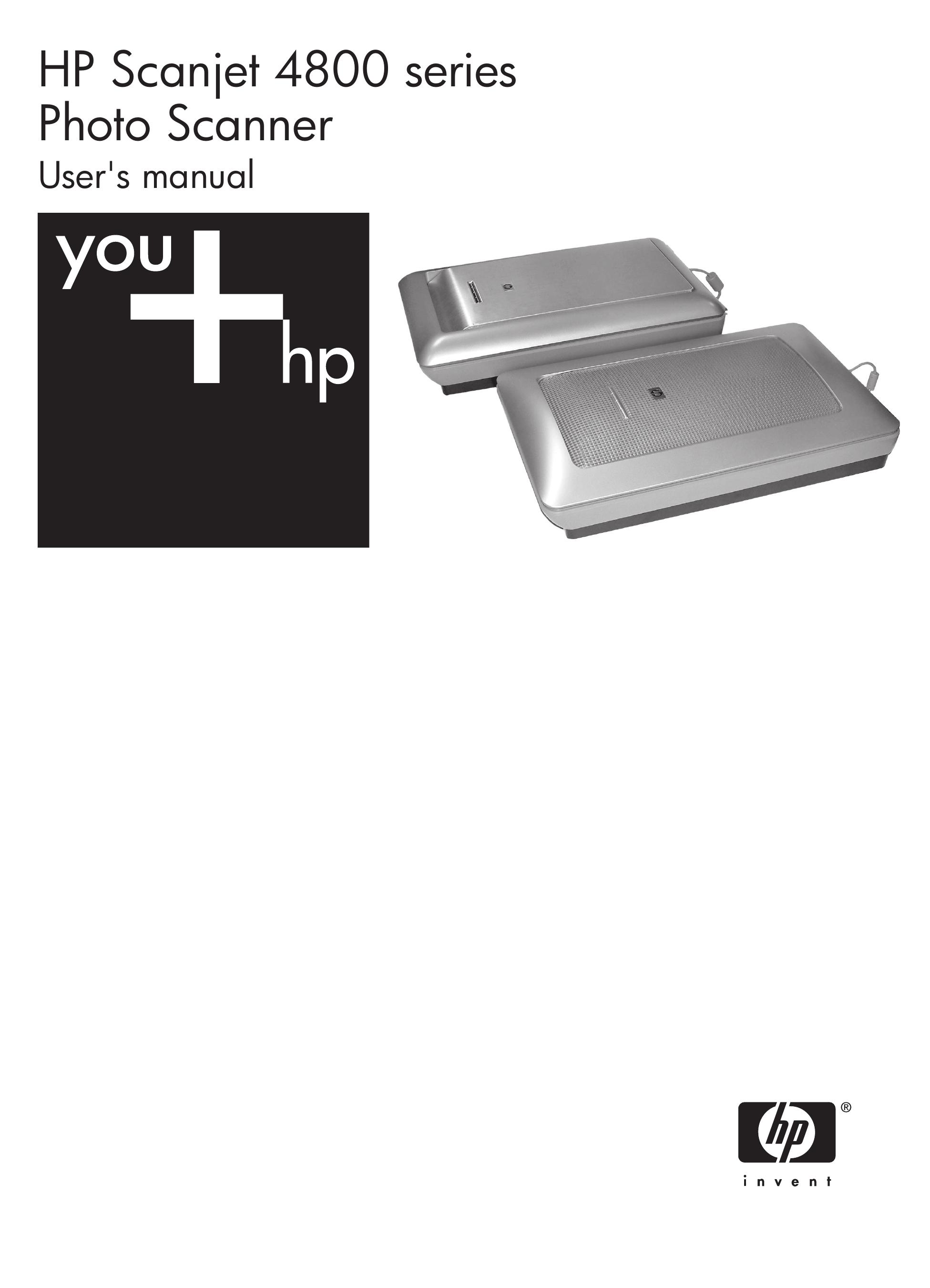 HP (Hewlett-Packard) 4800 Series Photo Scanner User Manual
