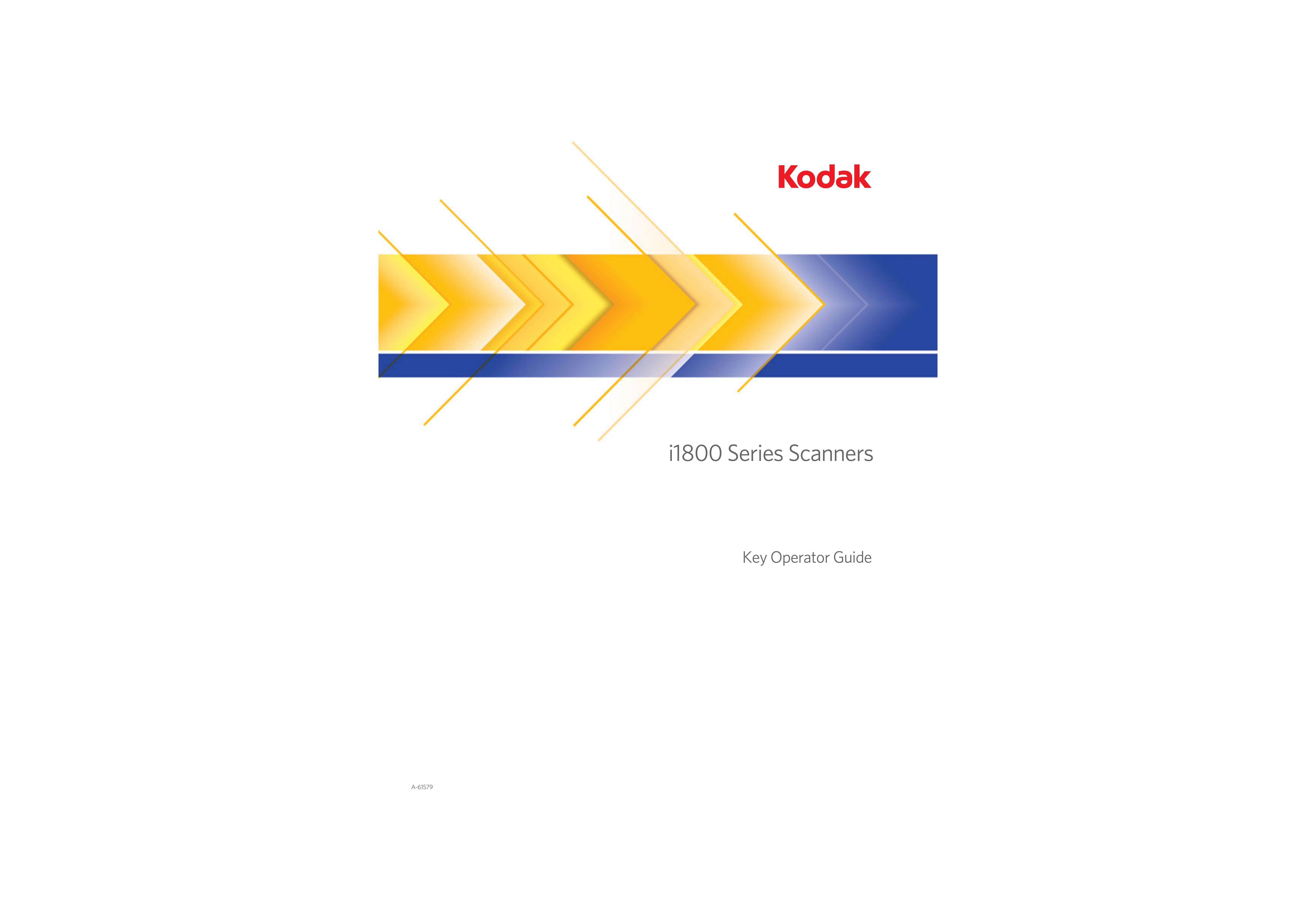 Kodak i1800 Photo Scanner User Manual