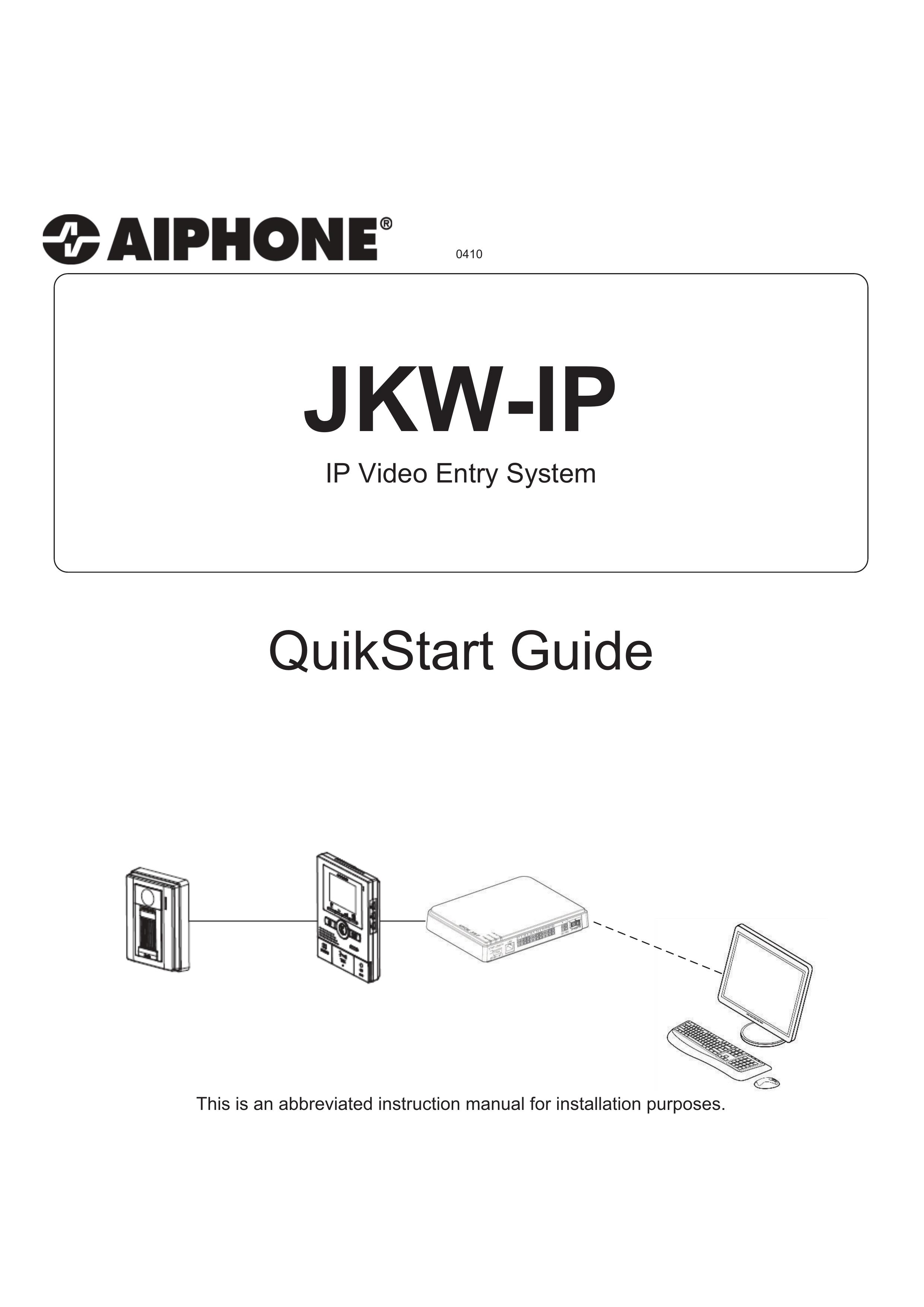 Aiphone JKW-IP Security Camera User Manual